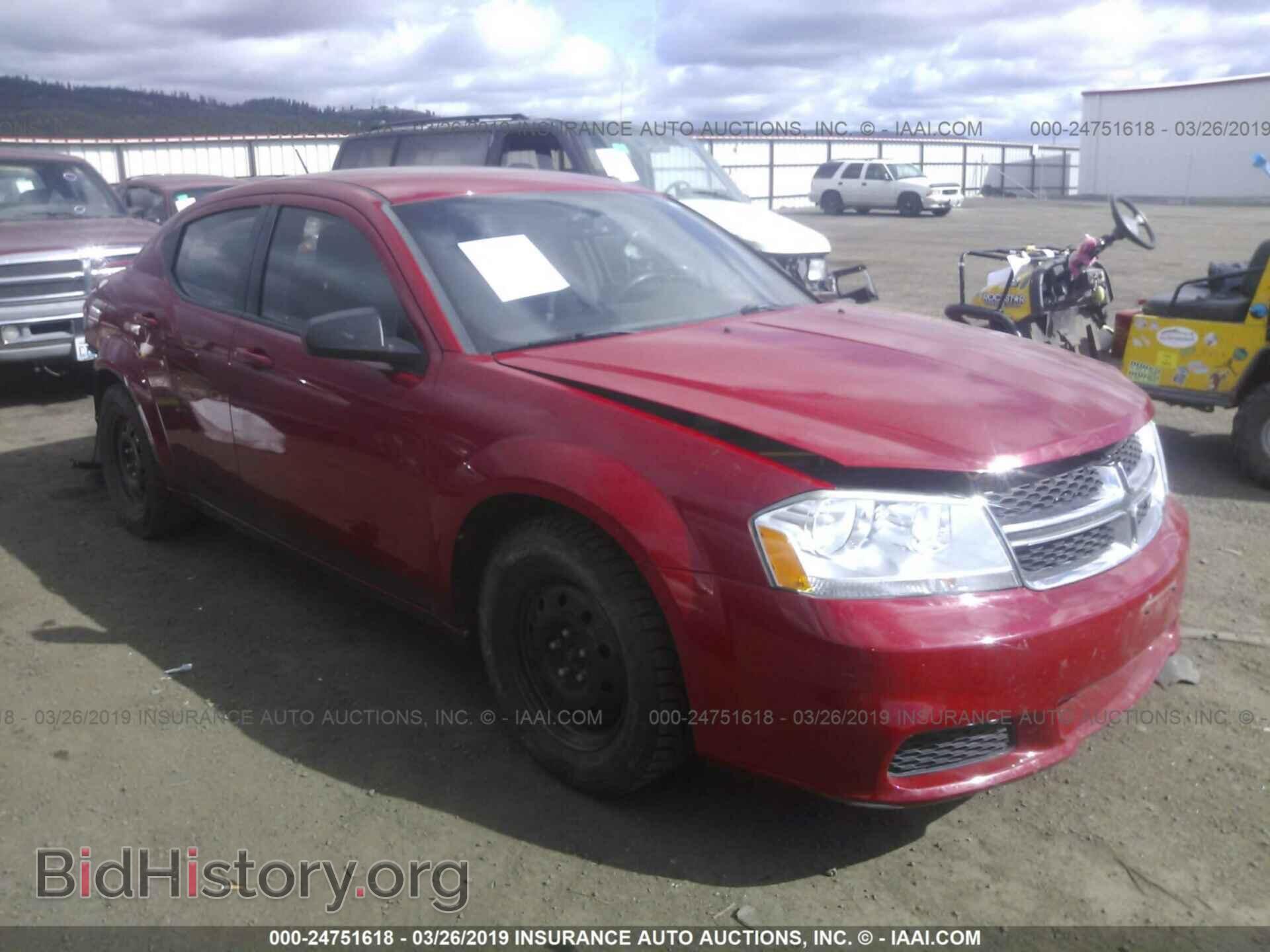 Фотография 1C3CDZAG2DN594489 - DODGE AVENGER 2013