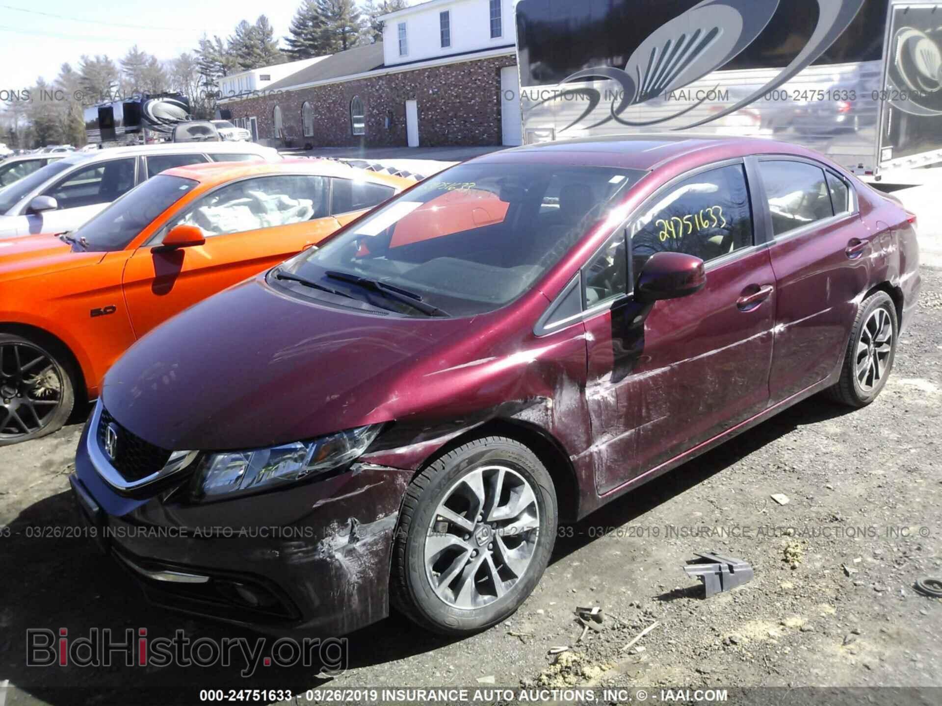 2013 HONDA CIVIC - VIN: 2HGFB2F98DH545842 - Фото 2