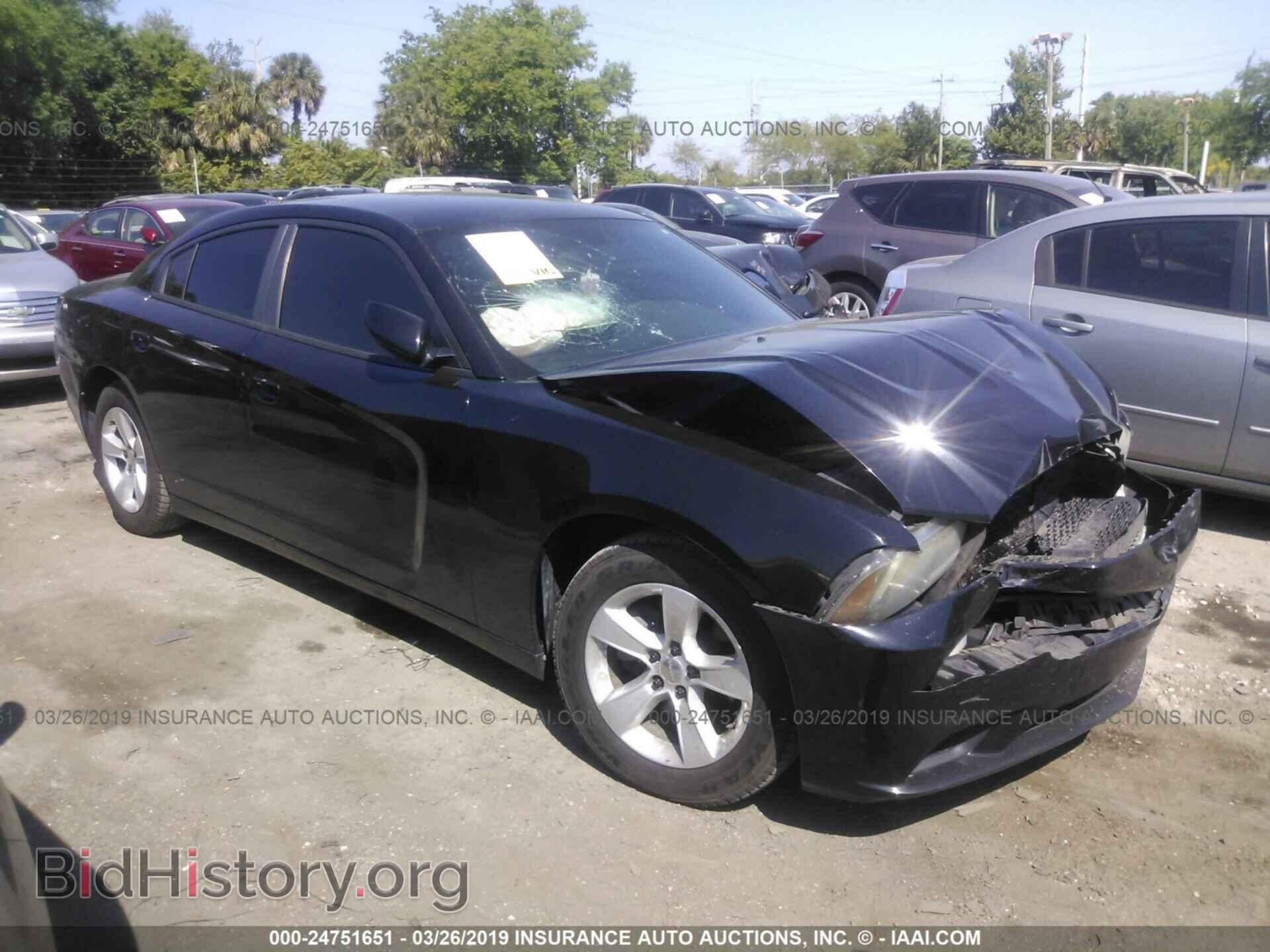 Photo 2C3CDXBG3CH218667 - DODGE CHARGER 2012