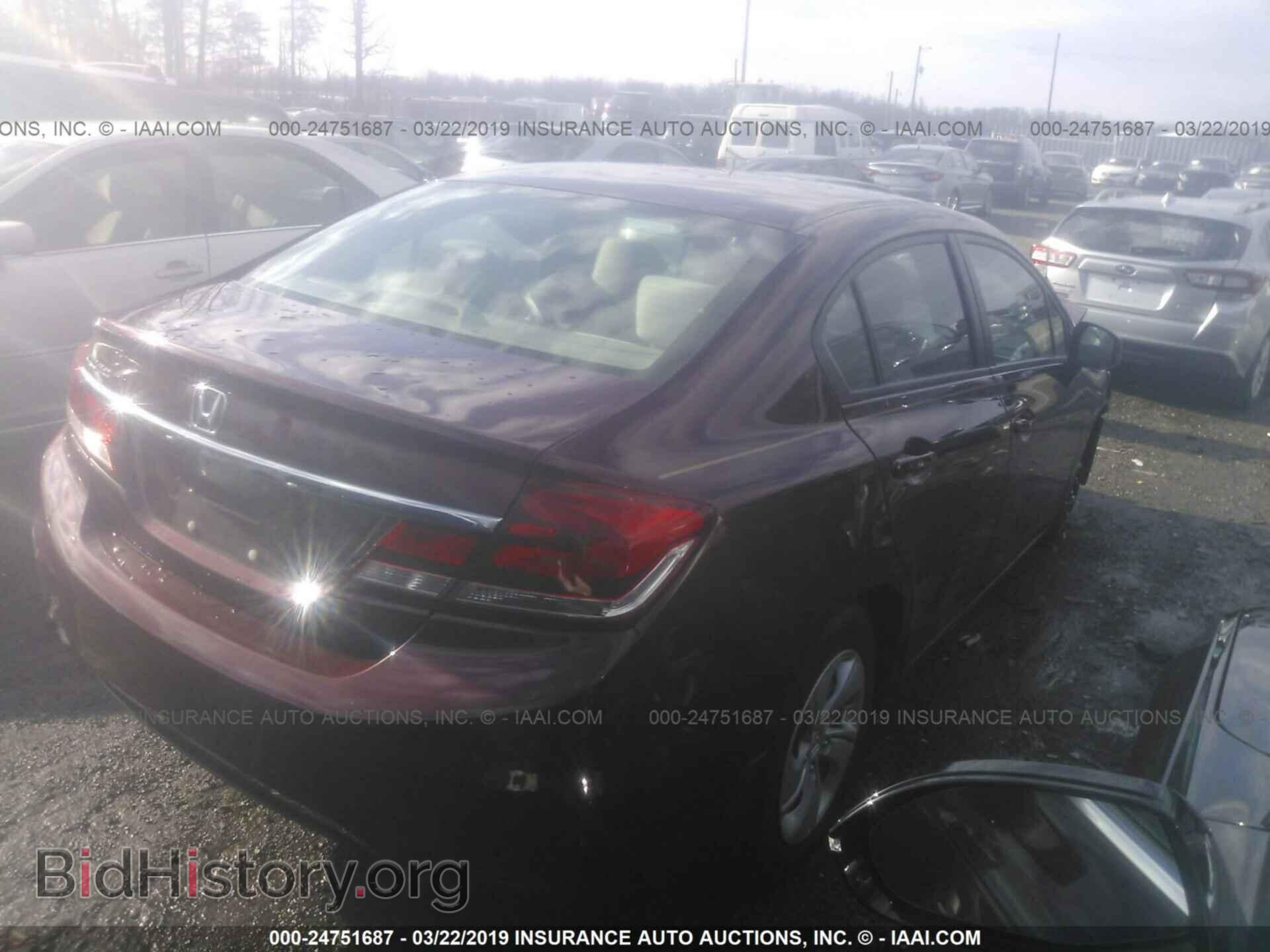 2013 HONDA CIVIC - VIN: 2HGFB2F54DH594405 - Фото 4