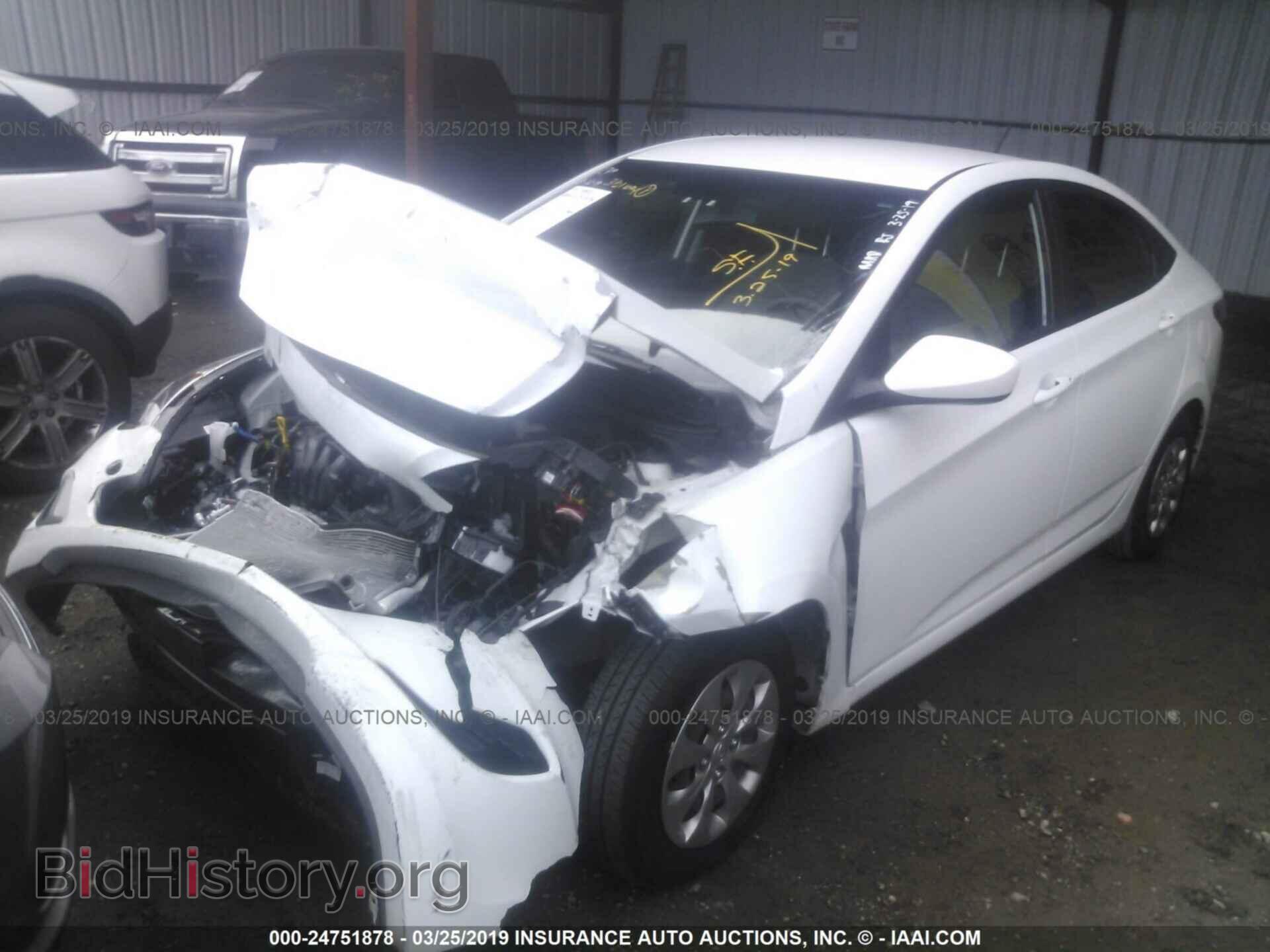 2016 HYUNDAI ACCENT - VIN: KMHCT4AE2GU140376 - Фото 2