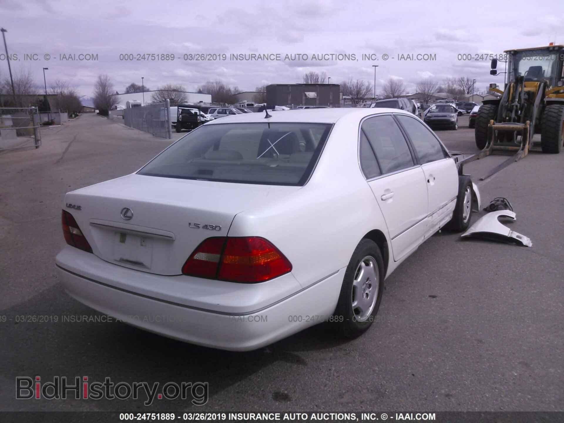 2002 LEXUS LS - VIN: JTHBN30F120069653 - Фото 4