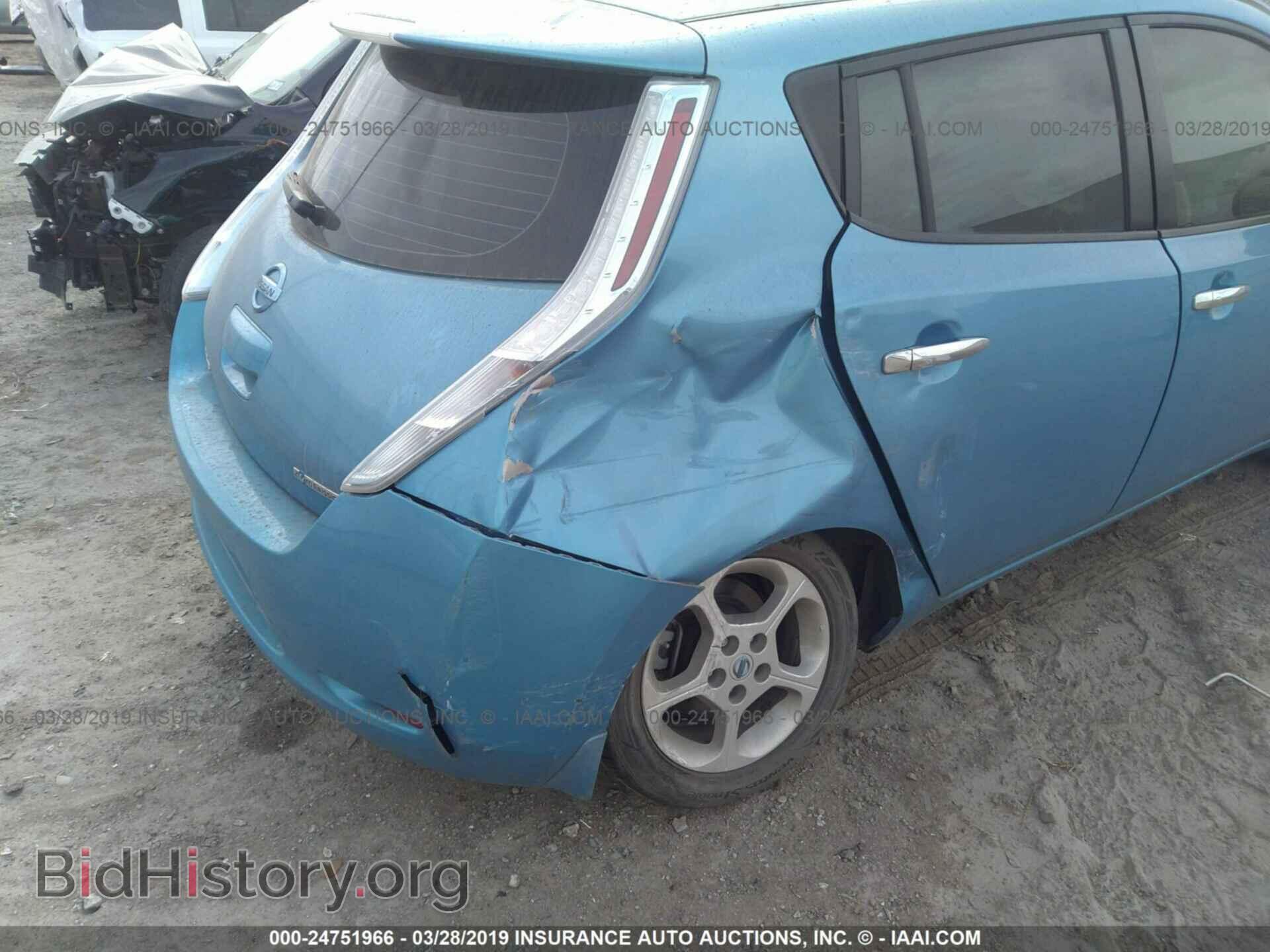 2012 NISSAN LEAF - VIN: JN1AZ0CP2CT024308 - Фото 6