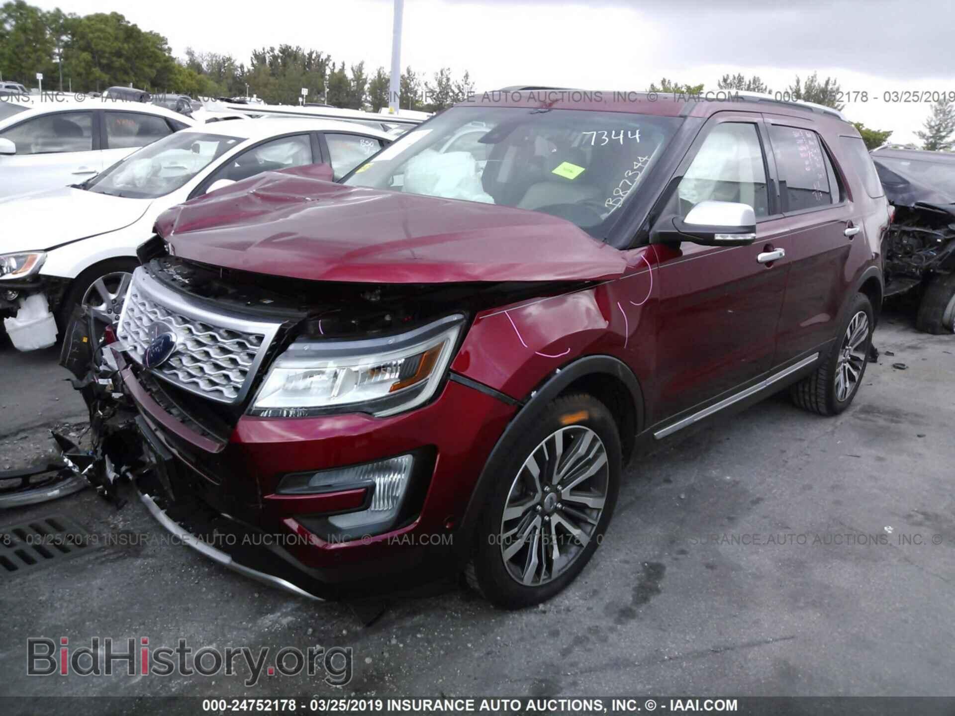2016 FORD EXPLORER - VIN: 1FM5K8HT7GGB87344 - Фото 2
