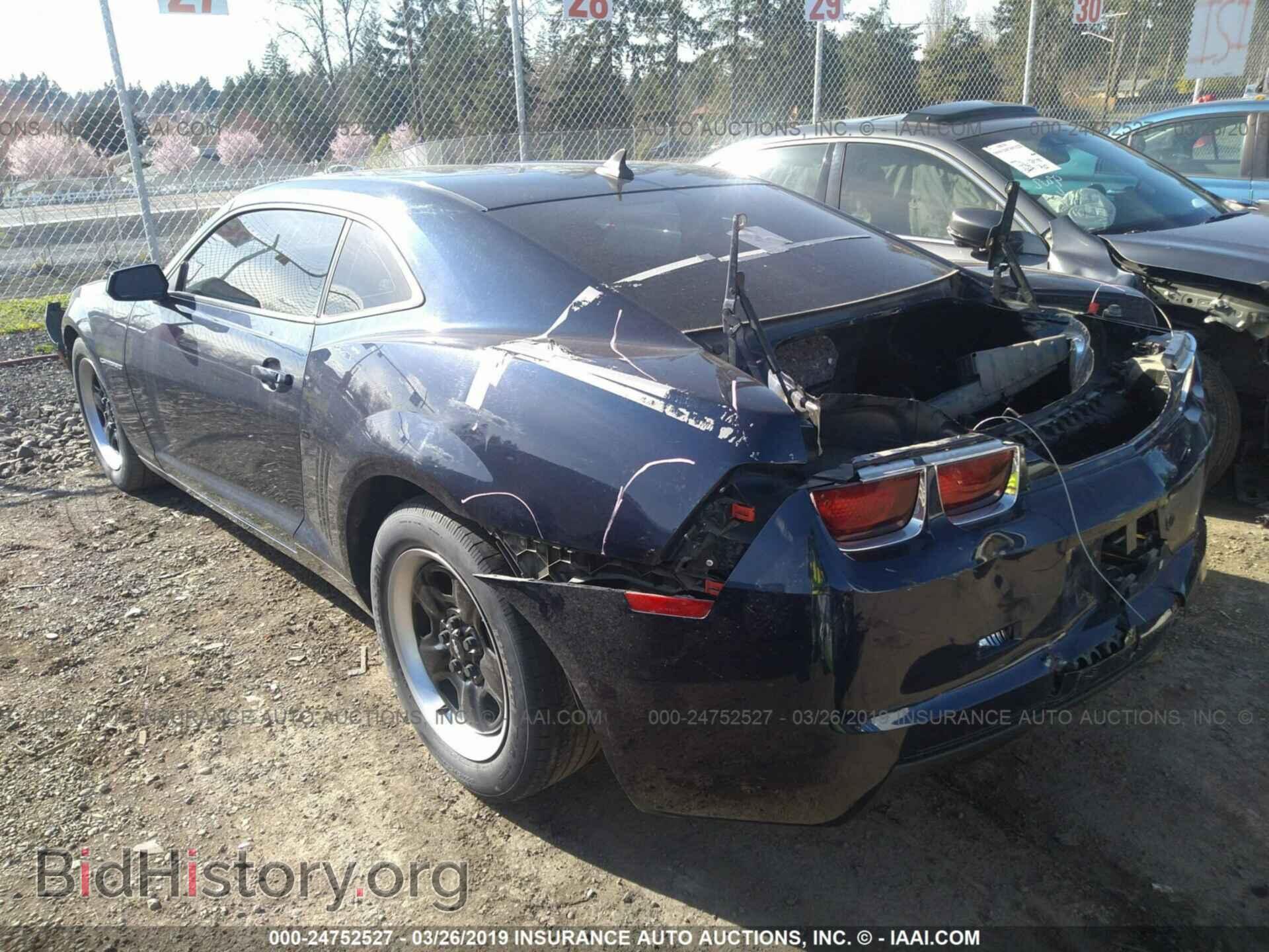2012 CHEVROLET CAMARO - VIN: 2G1FE1E37C9183047 - Фото 3