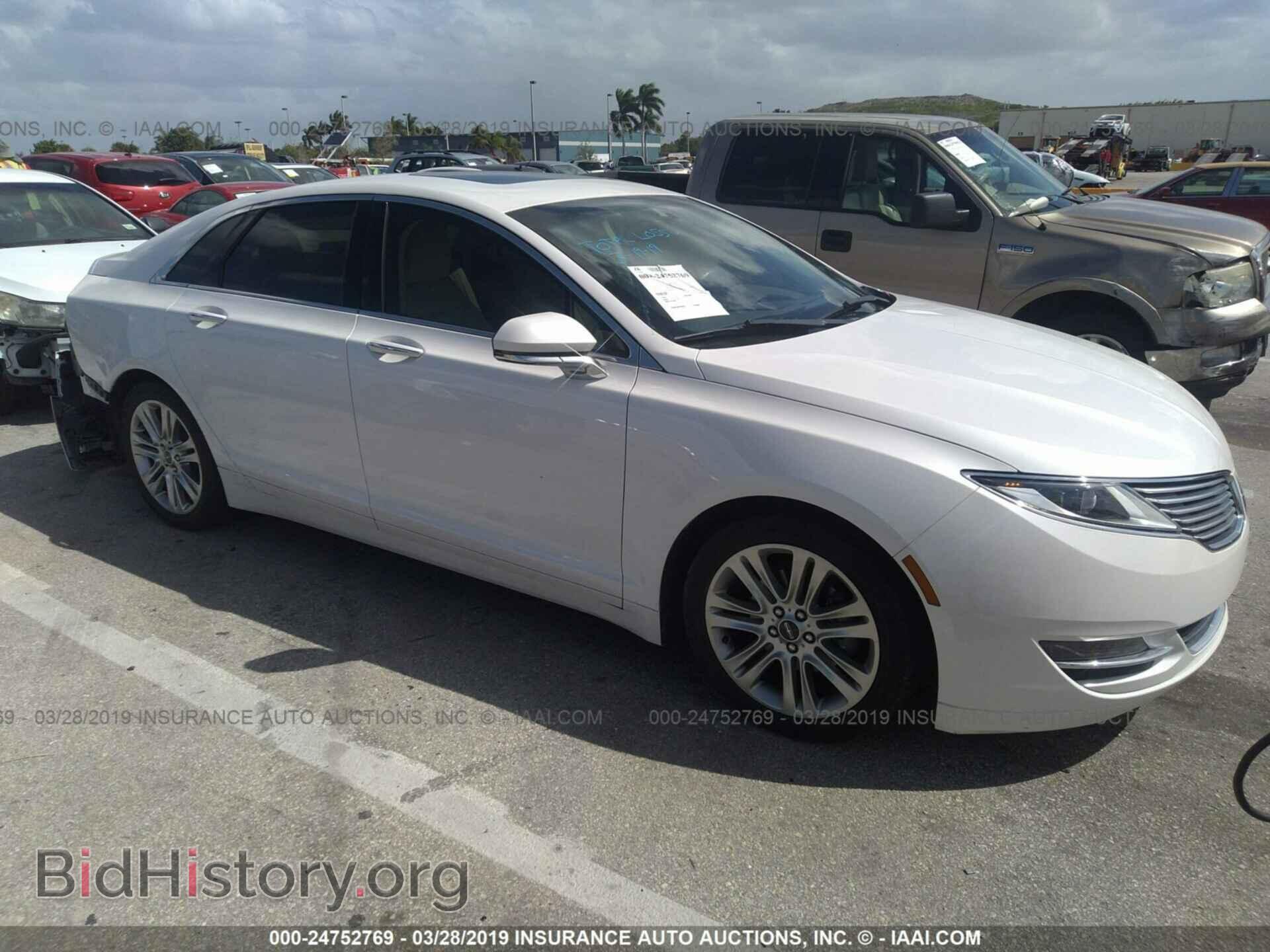Фотография 3LN6L2LU9ER828630 - LINCOLN MKZ 2014