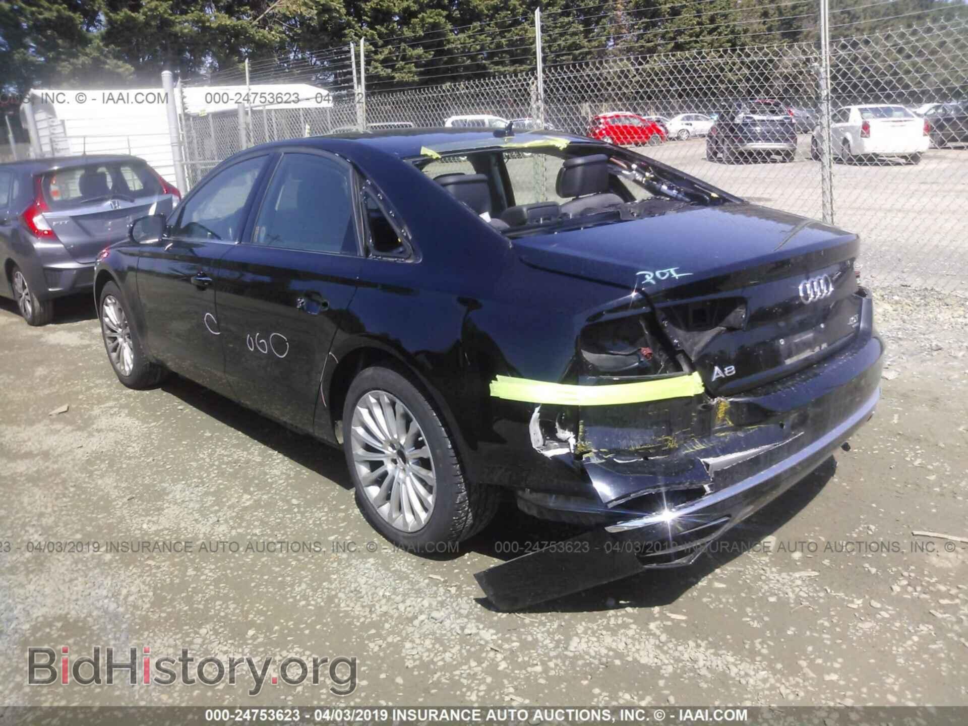 2014 AUDI A8 - VIN: WAUA2AFD4EN010505 - Фото 3