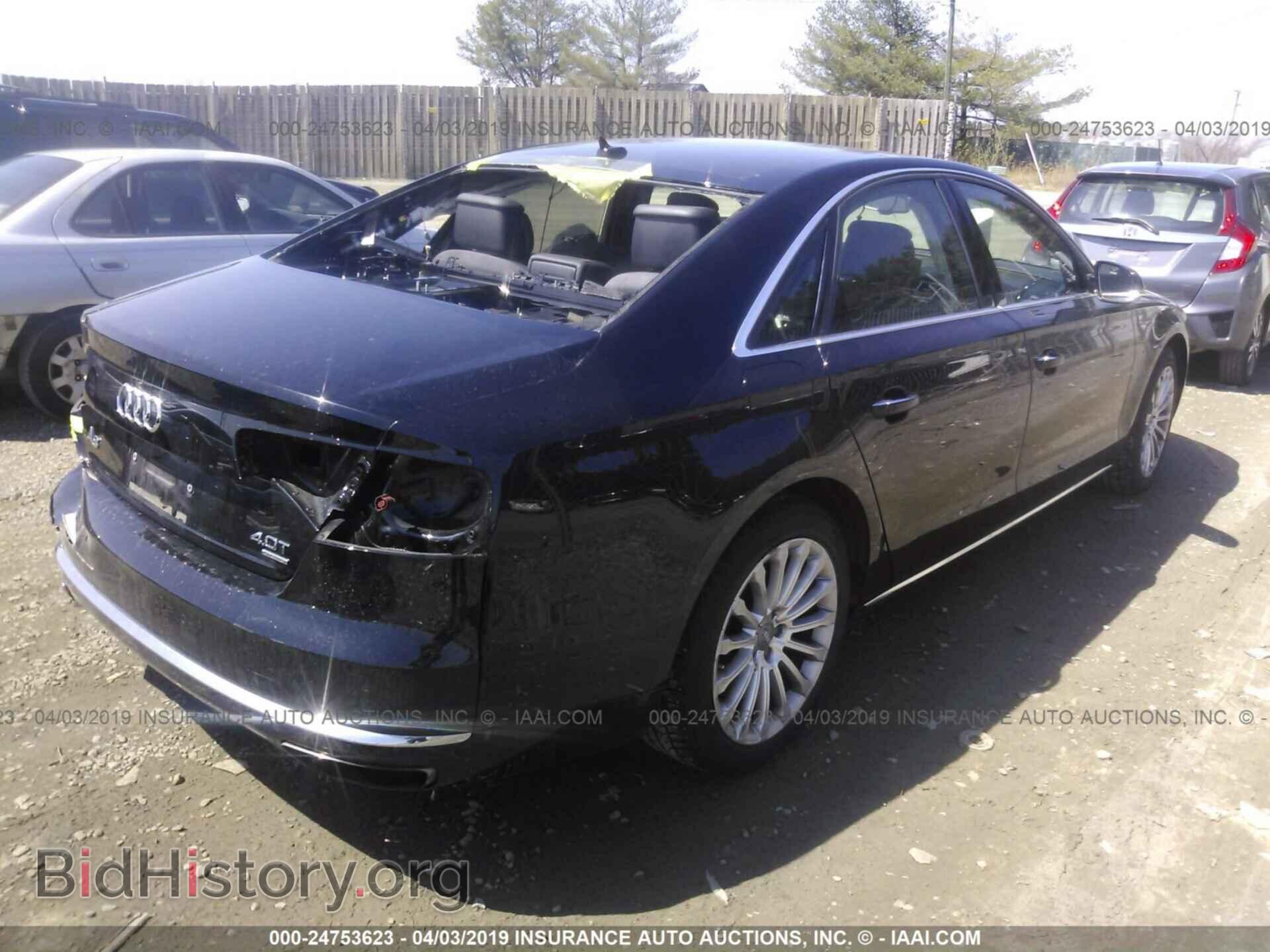 2014 AUDI A8 - VIN: WAUA2AFD4EN010505 - Фото 4