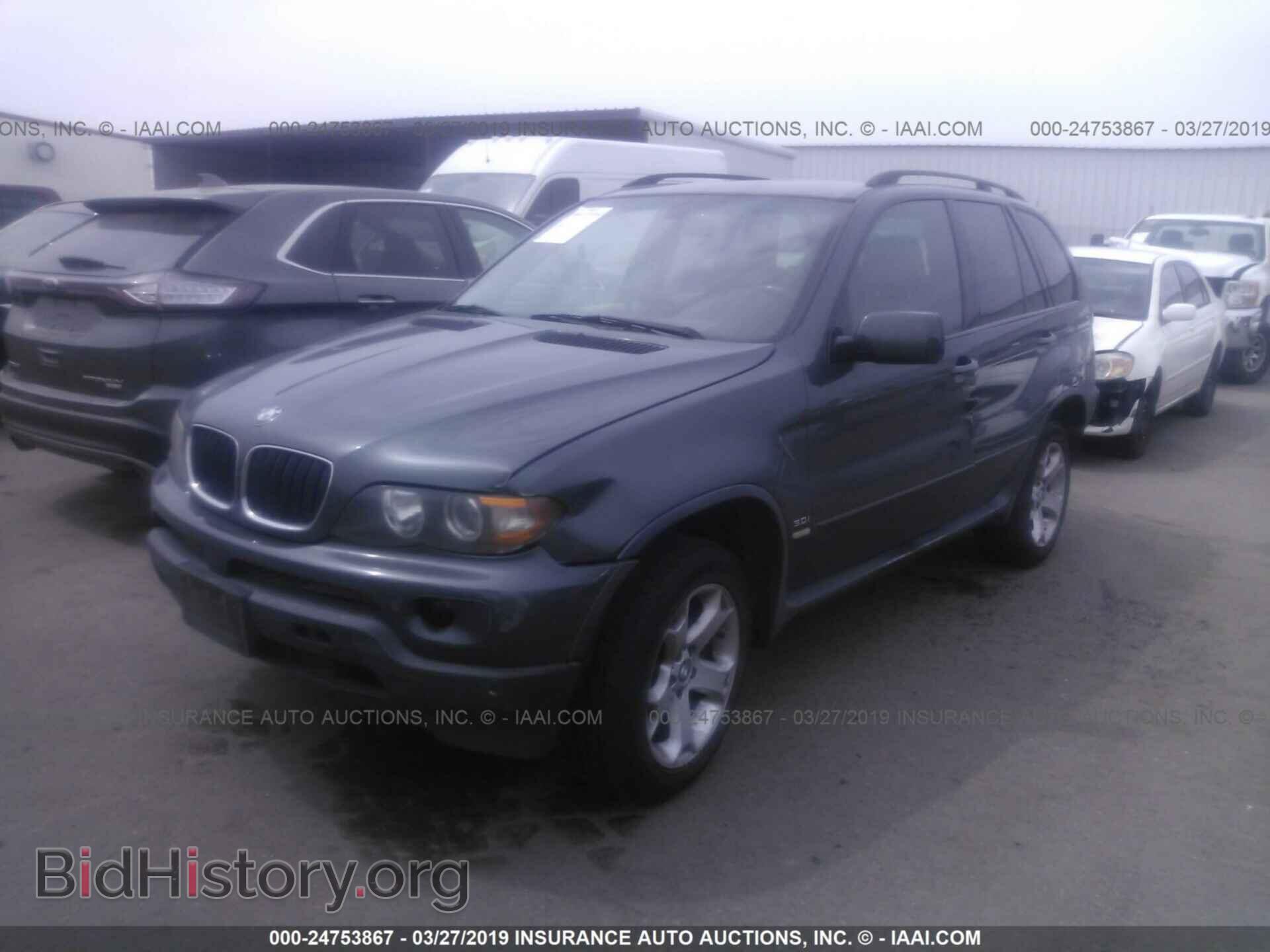 2005 BMW X5 - VIN: 5UXFA13545LY21272 - Фото 2