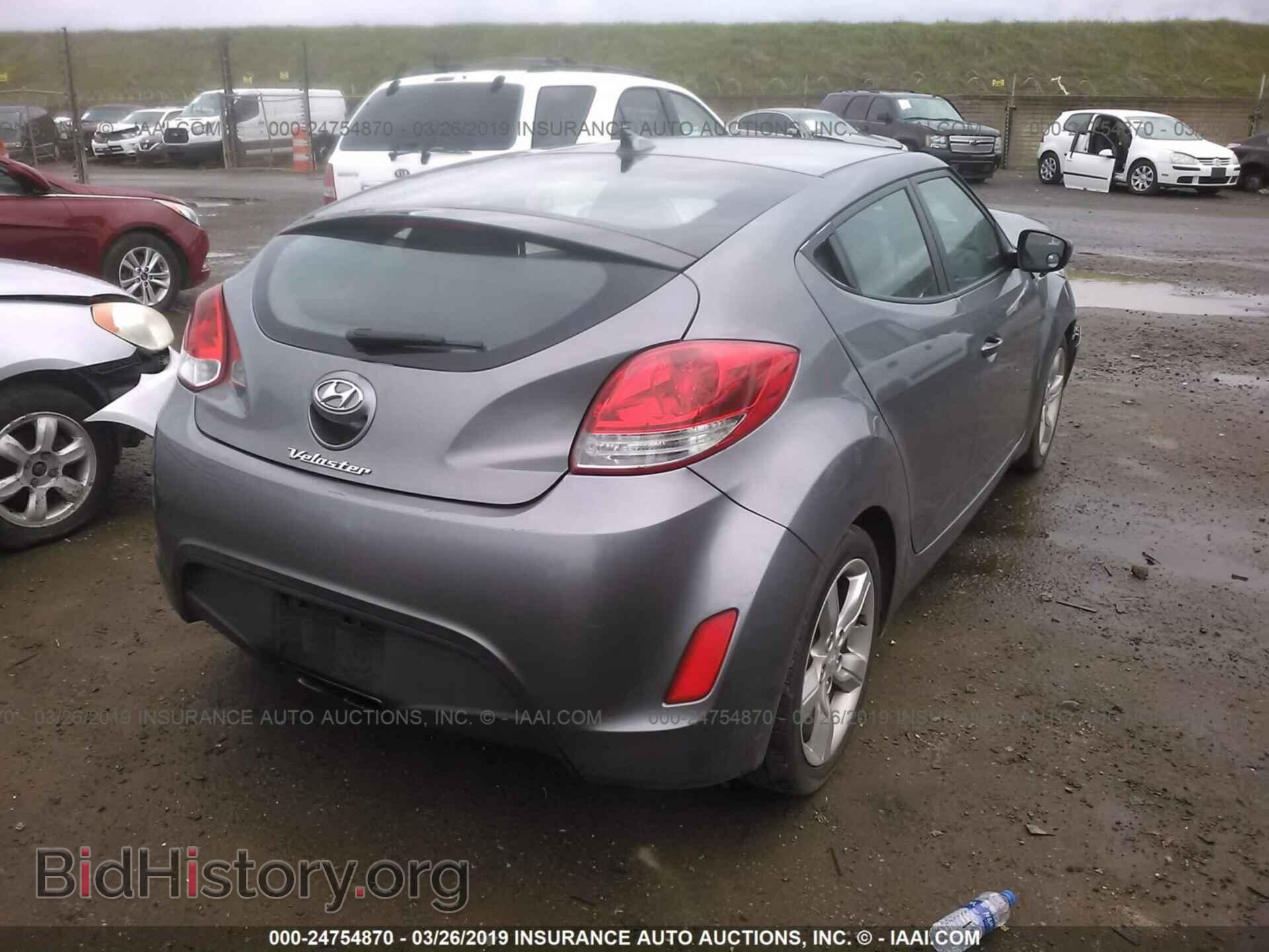 2012 HYUNDAI VELOSTER - VIN: KMHTC6AD6CU029200 - Фото 4