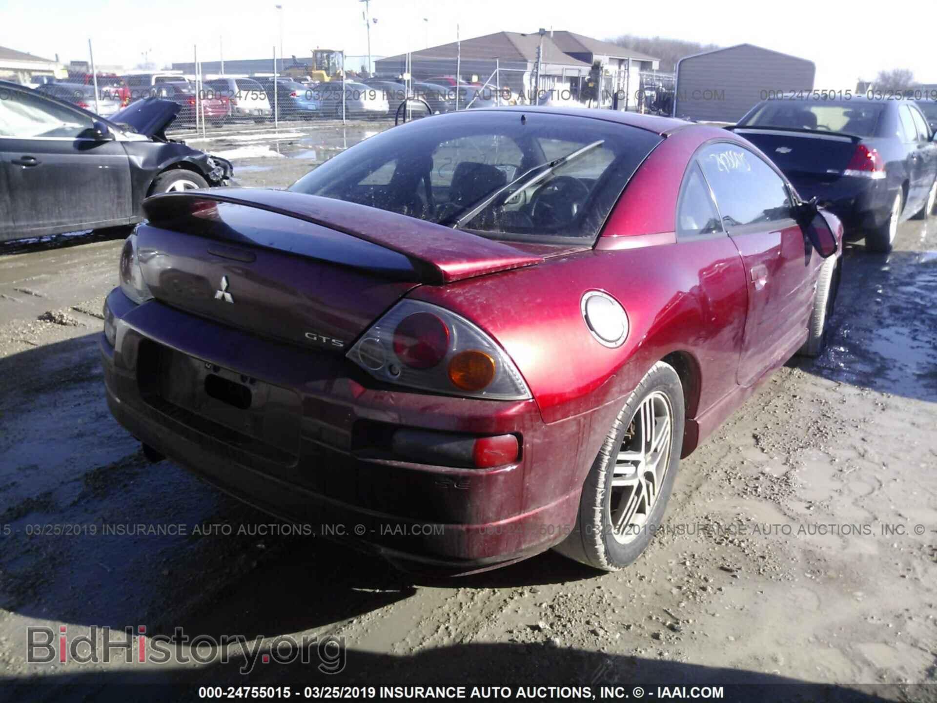 2003 MITSUBISHI ECLIPSE - VIN: 4A3AC74H33E010546 - Фото 4