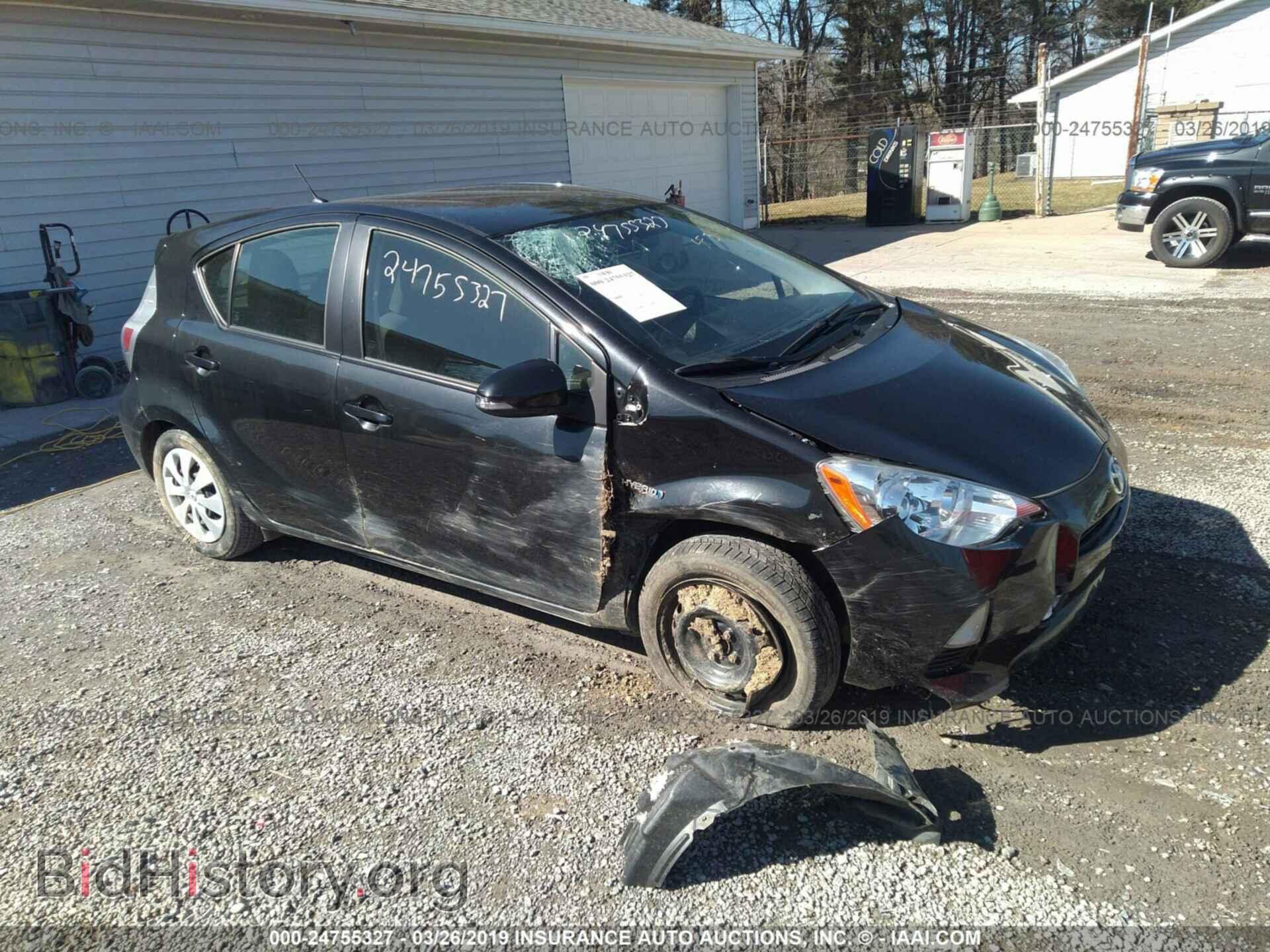 Photo JTDKDTB31D1554136 - TOYOTA PRIUS C 2013