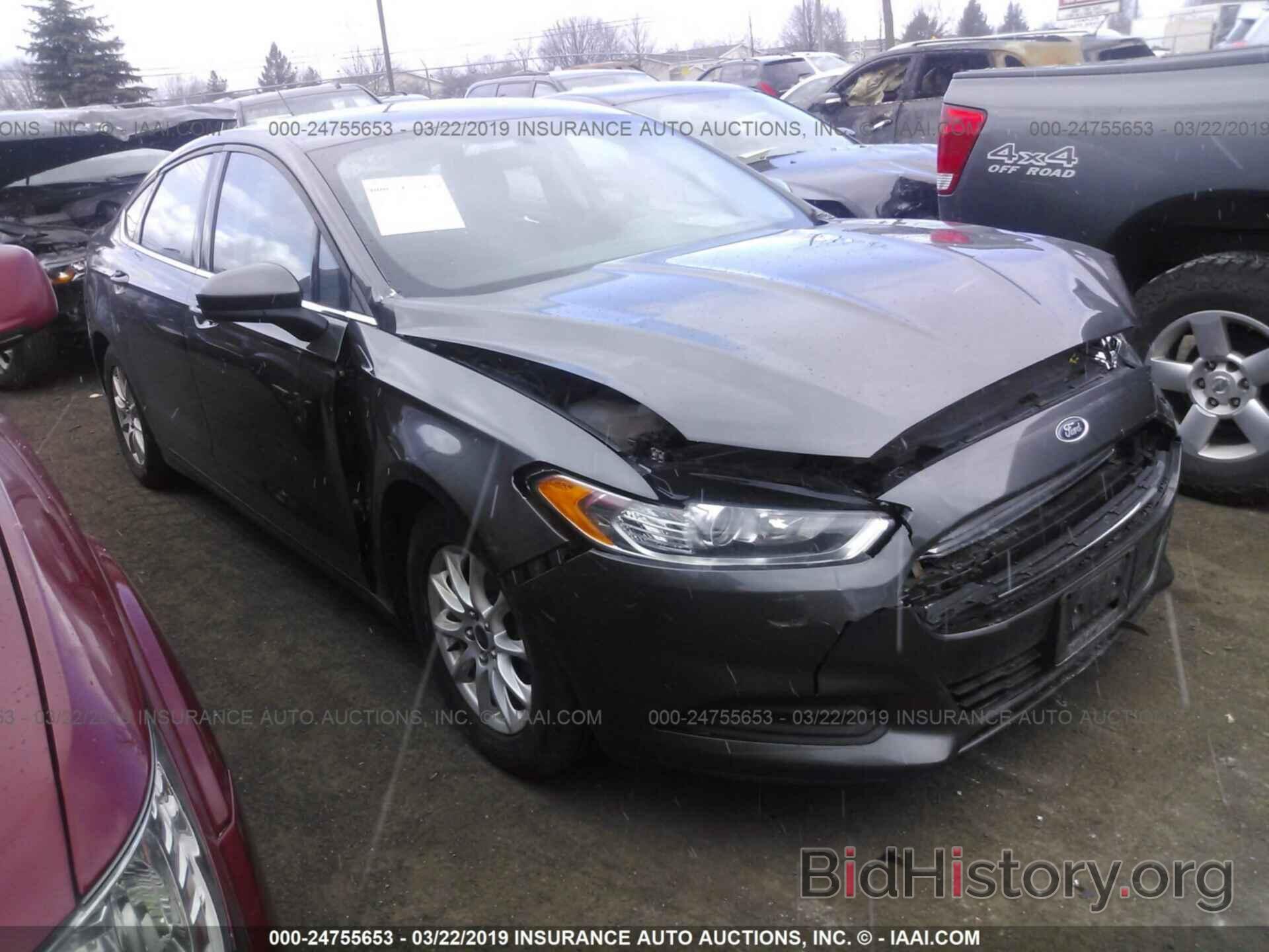 Photo 1FA6P0G77F5122901 - FORD FUSION 2015