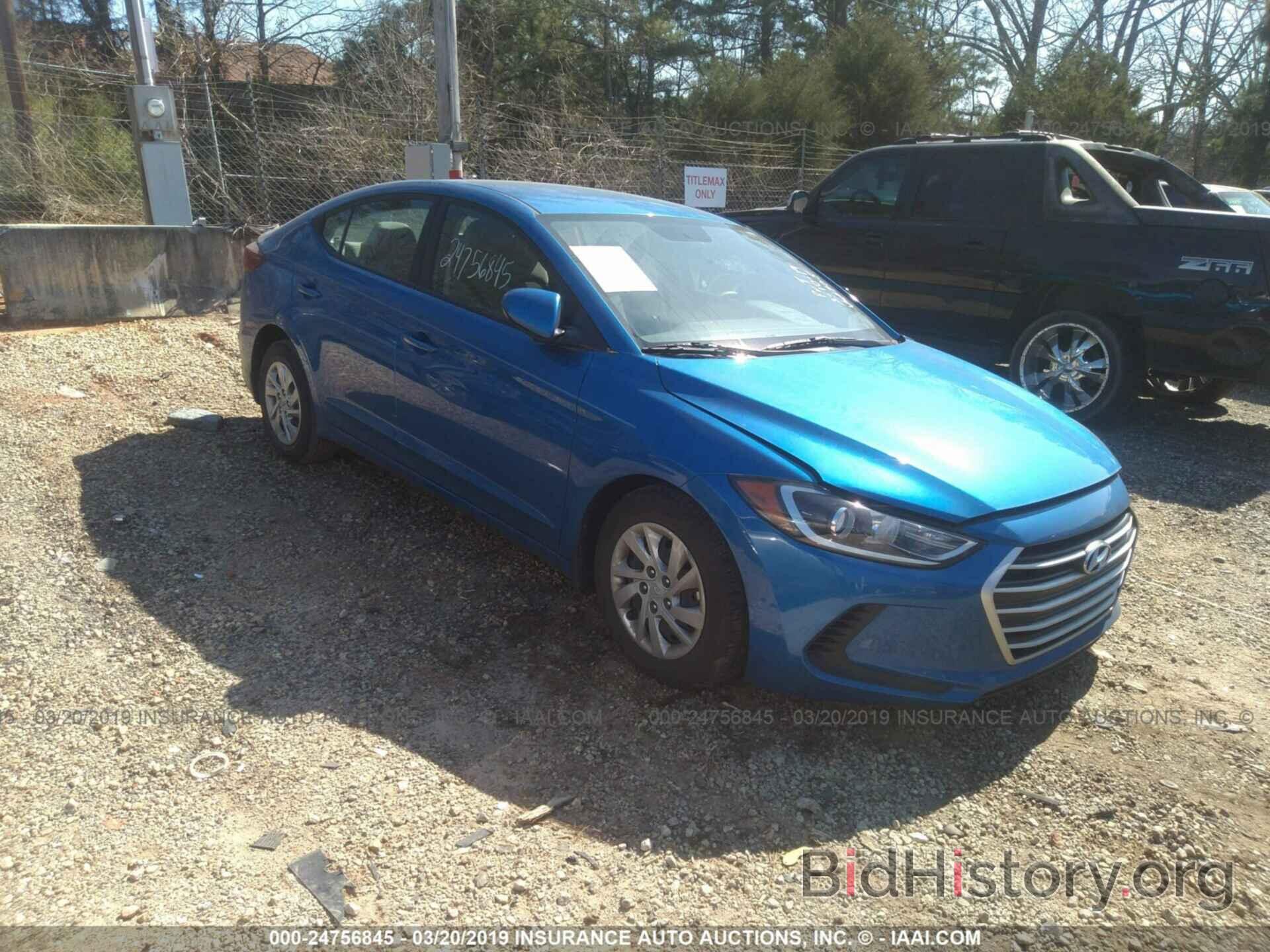 Photo KMHD74LFXHU126905 - HYUNDAI ELANTRA 2017