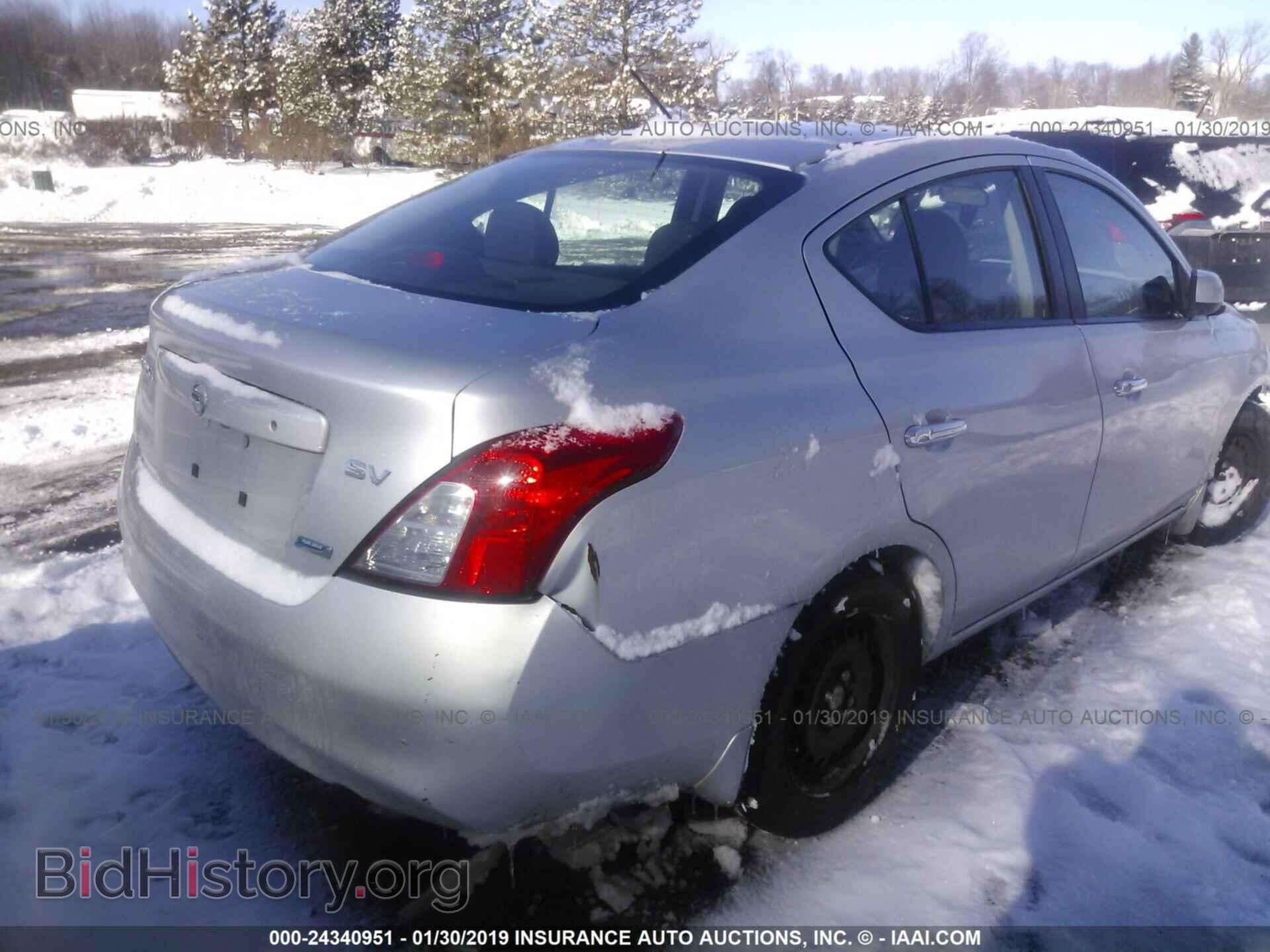 2012 NISSAN VERSA - VIN: 3N1CN7AP5CL836237 - Фото 4