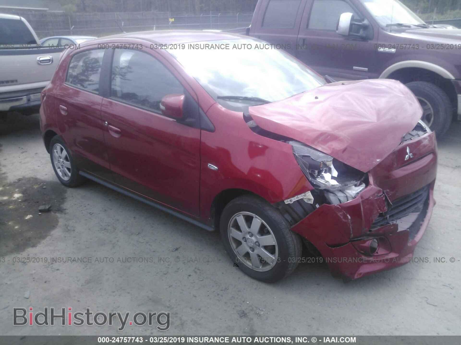 Фотография ML32A4HJ2FH037655 - MITSUBISHI MIRAGE 2015