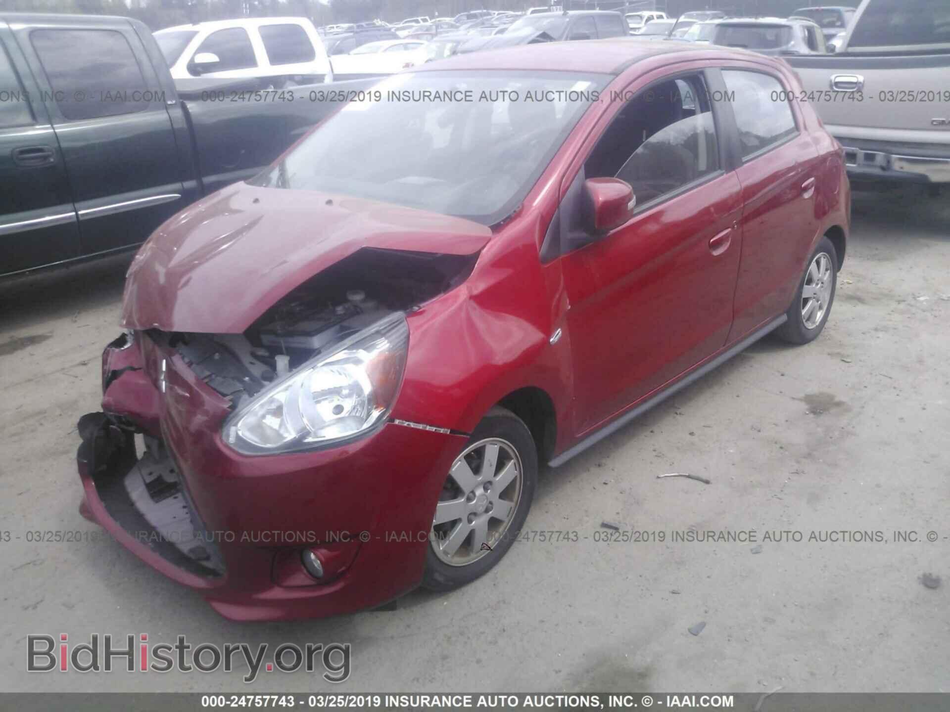 2015 MITSUBISHI MIRAGE - VIN: ML32A4HJ2FH037655 - Фото 2