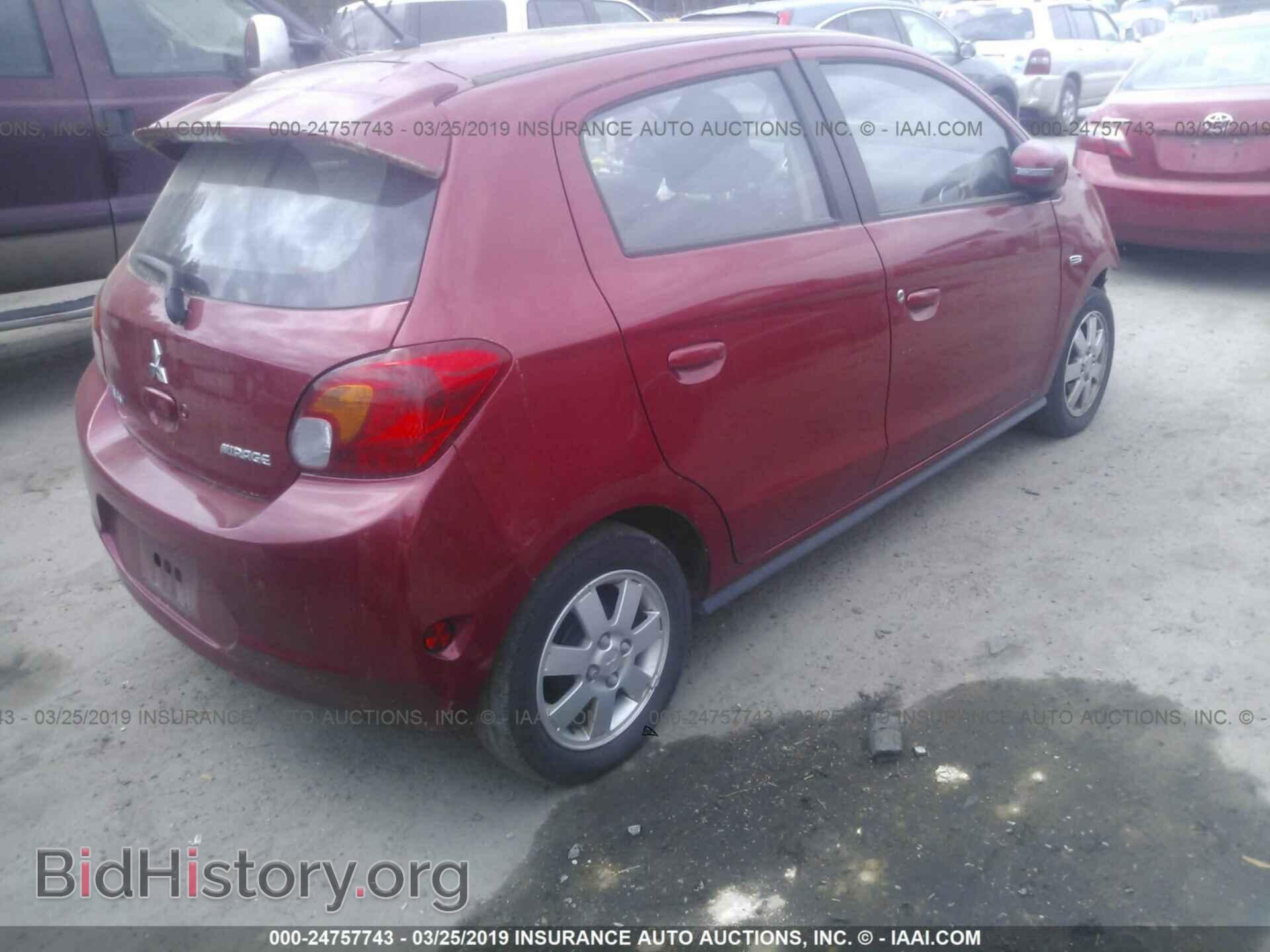 2015 MITSUBISHI MIRAGE - VIN: ML32A4HJ2FH037655 - Фото 4