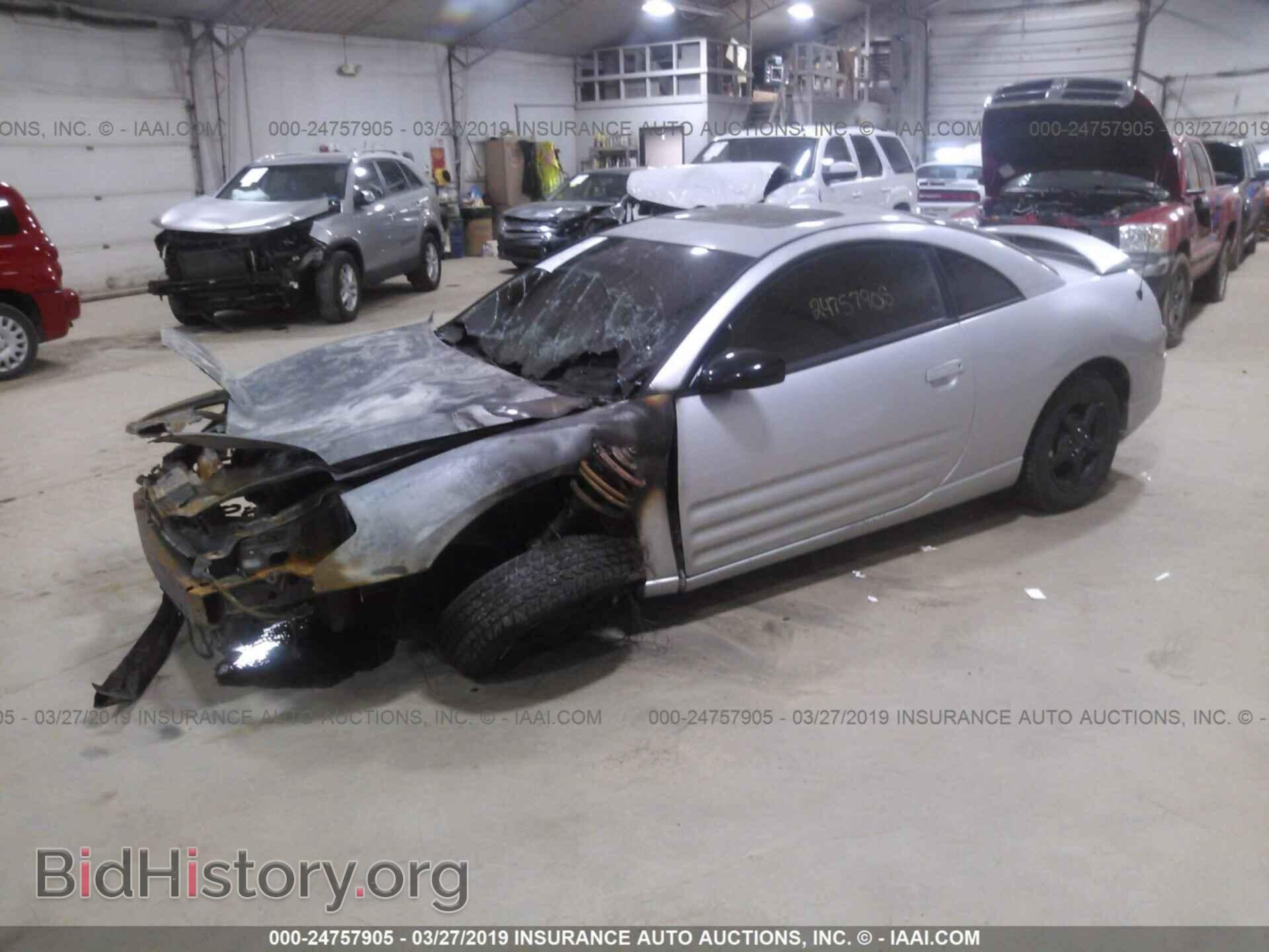 2003 MITSUBISHI ECLIPSE - VIN: 4A3AC34G03E039096 - Фото 2