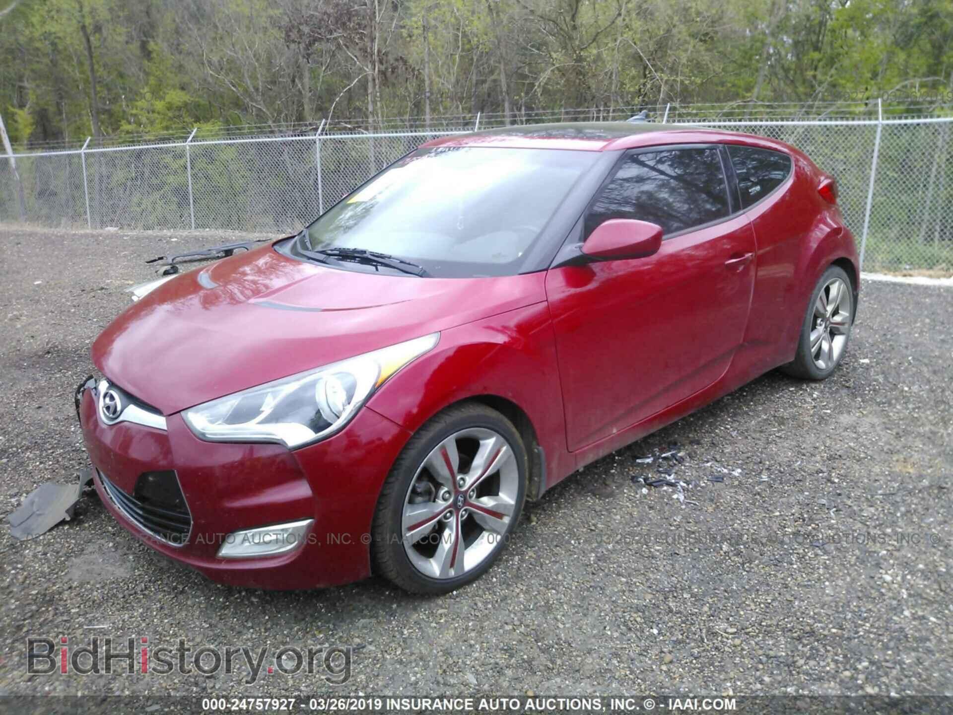 2013 HYUNDAI VELOSTER - VIN: KMHTC6AD3DU120135 - Фото 2