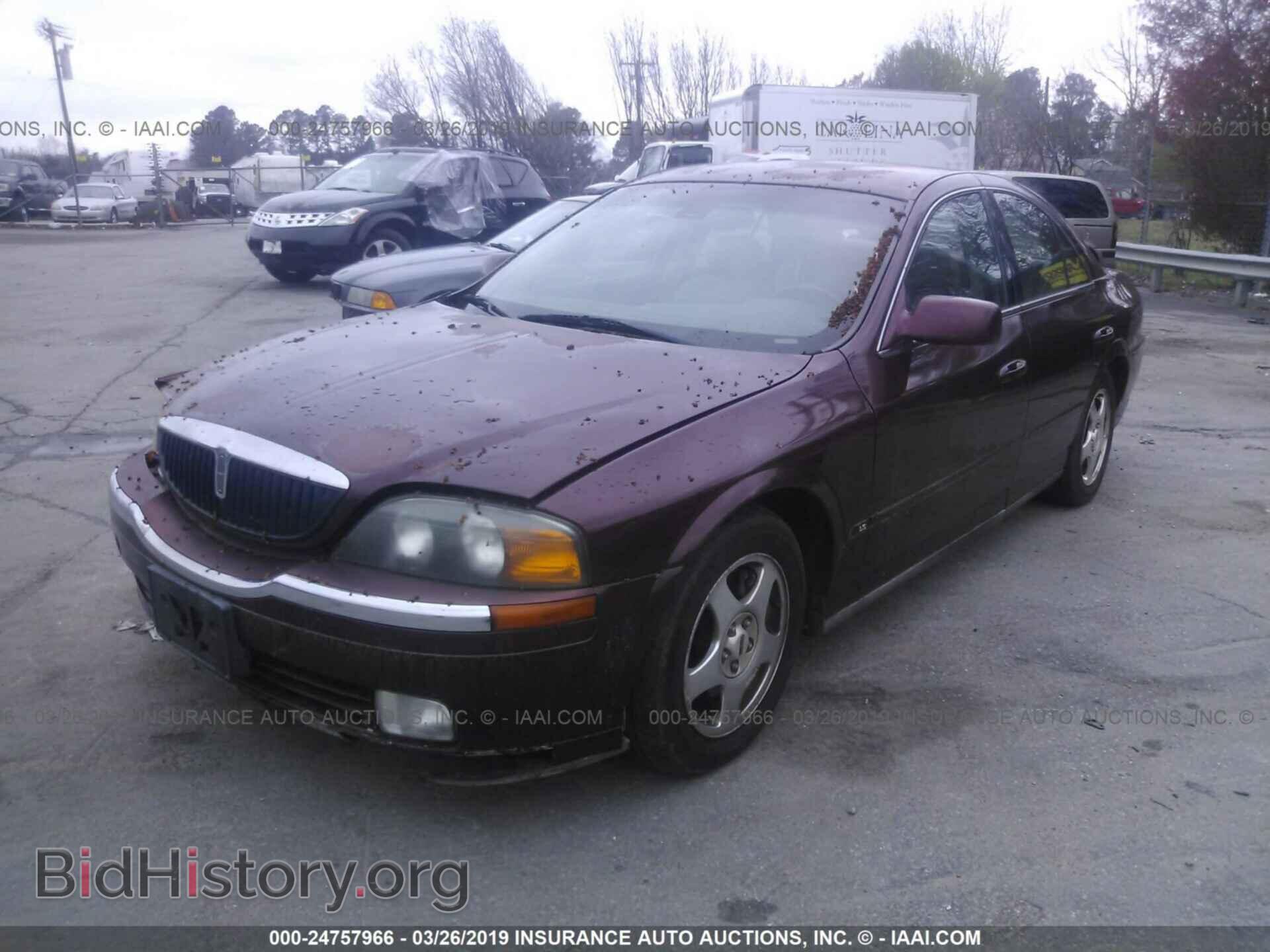 2001 LINCOLN LS - VIN: 1LNHM86S01Y702557 - Фото 2
