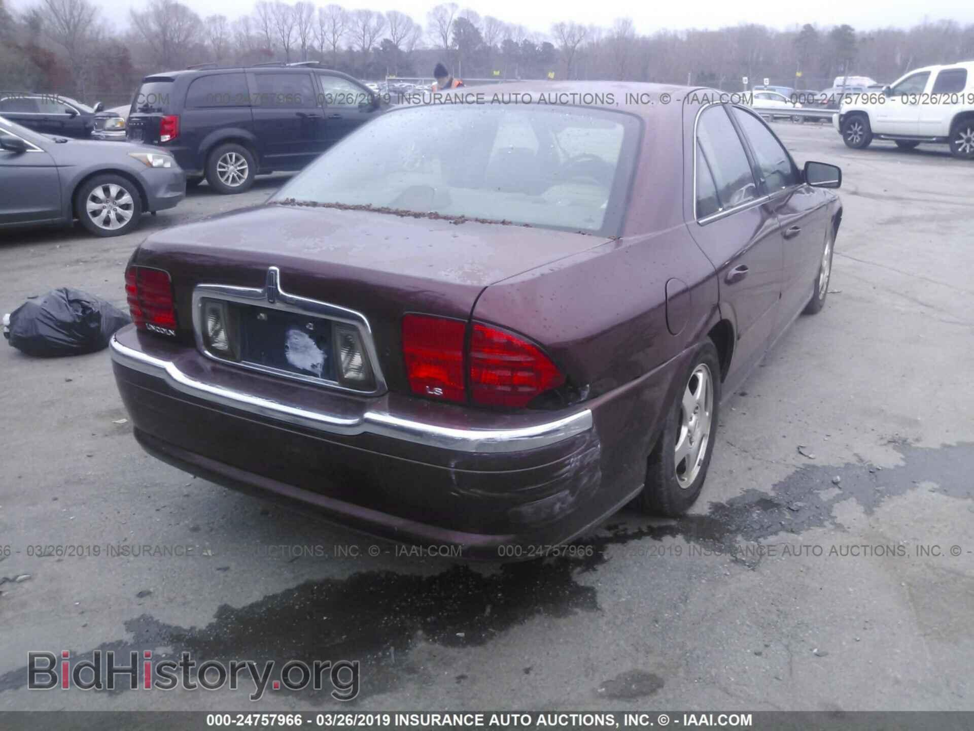 2001 LINCOLN LS - VIN: 1LNHM86S01Y702557 - Фото 4