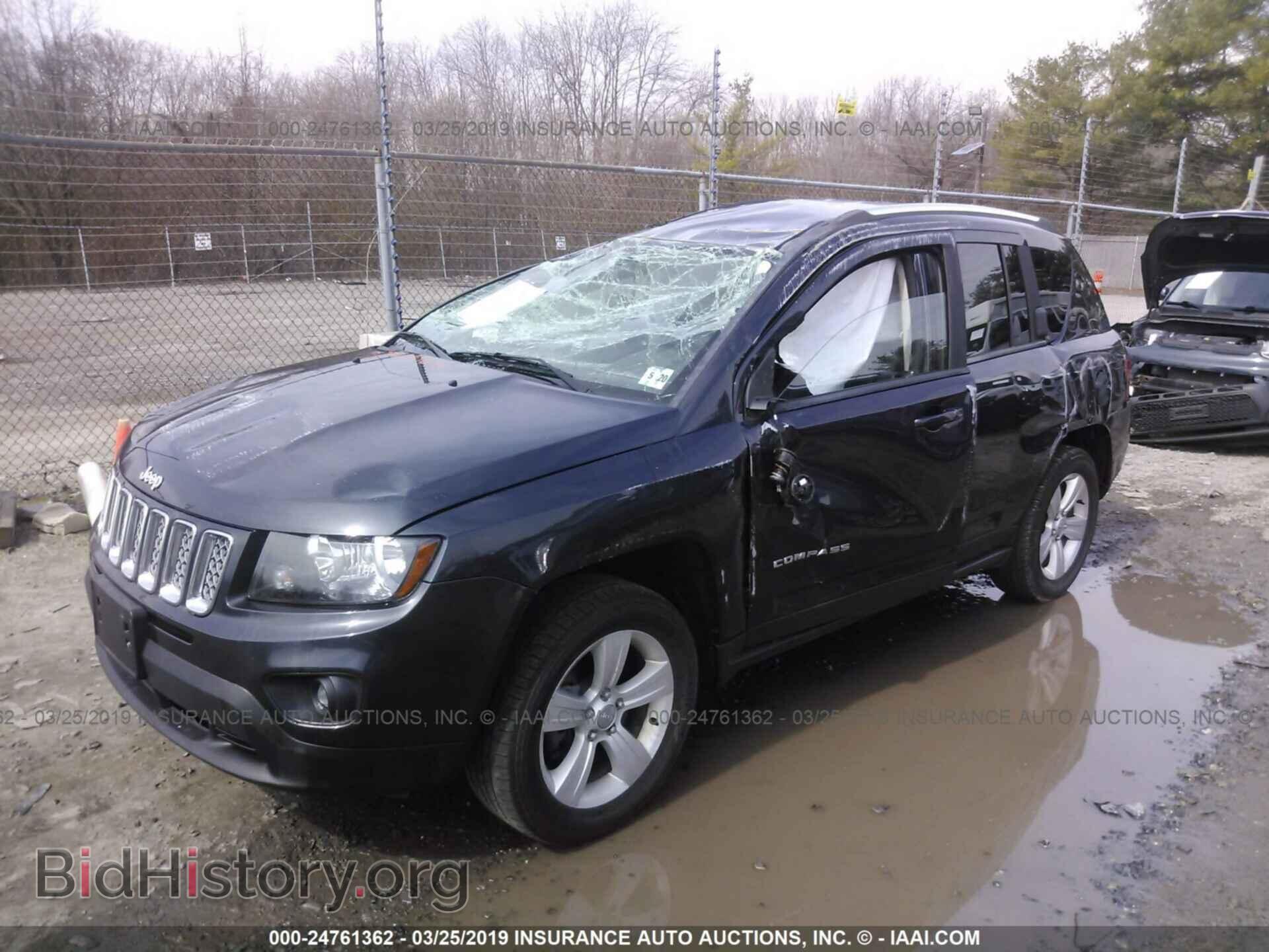 2015 JEEP COMPASS - VIN: 1C4NJDEB9FD176440 - Фото 2