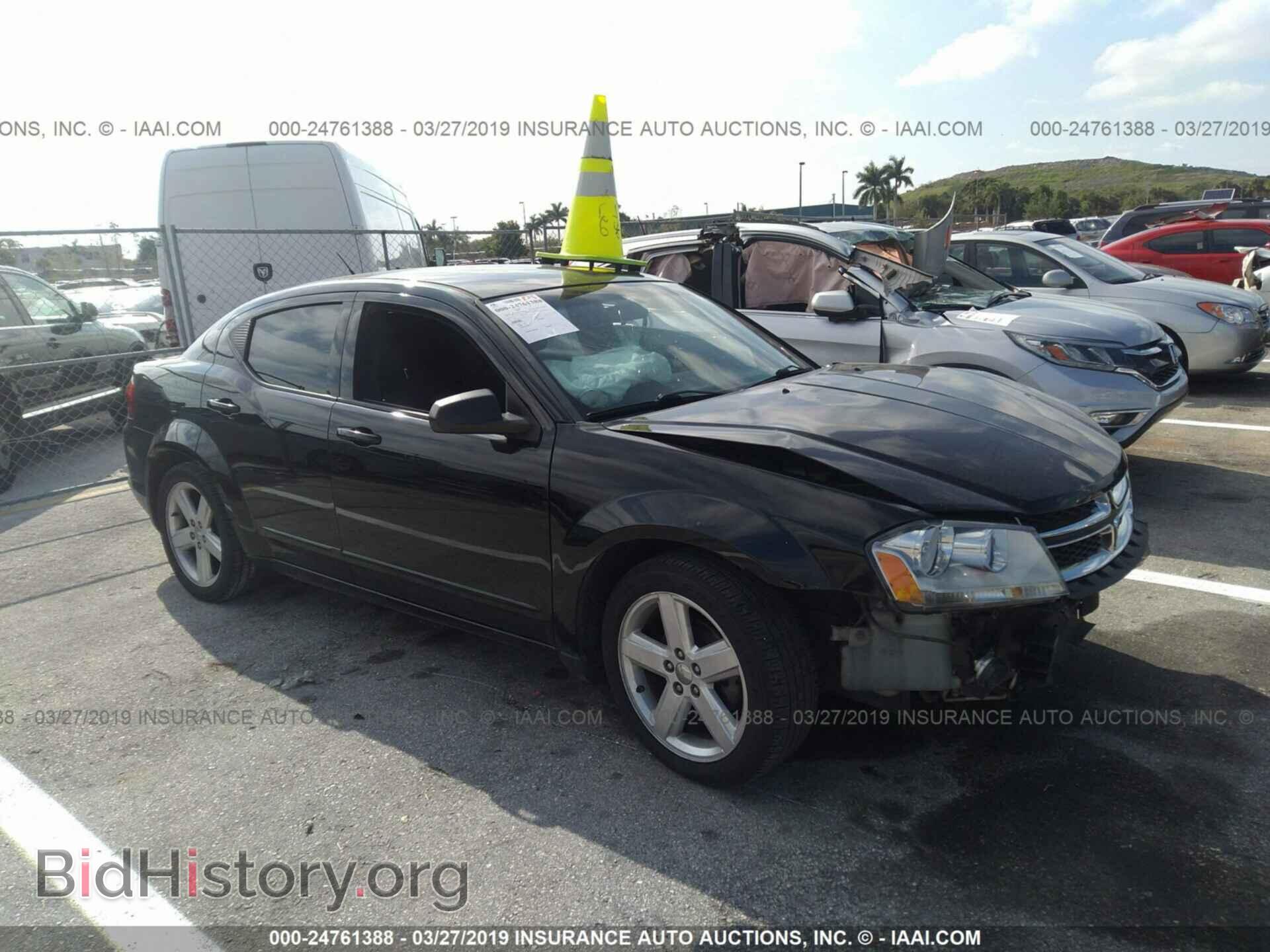 Photo 1C3CDZAB1DN712844 - DODGE AVENGER 2013