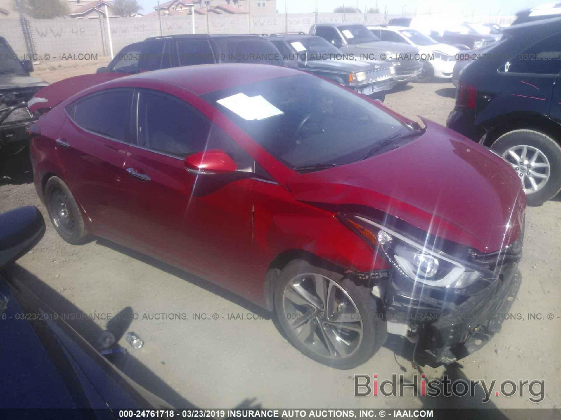 Photo KMHDH4AE3GU606547 - HYUNDAI ELANTRA 2016