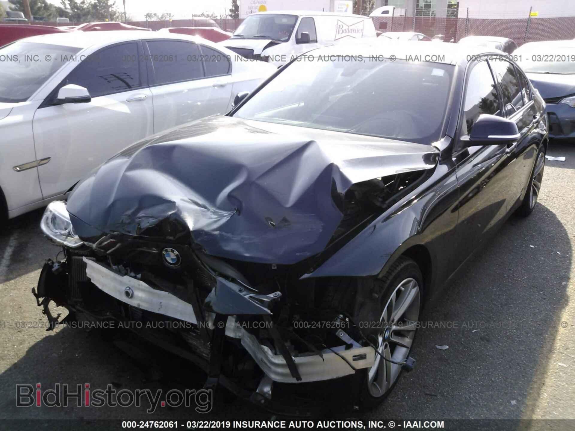 2014 BMW 335 - VIN: WBA3A9C54EF477540 - Фото 2