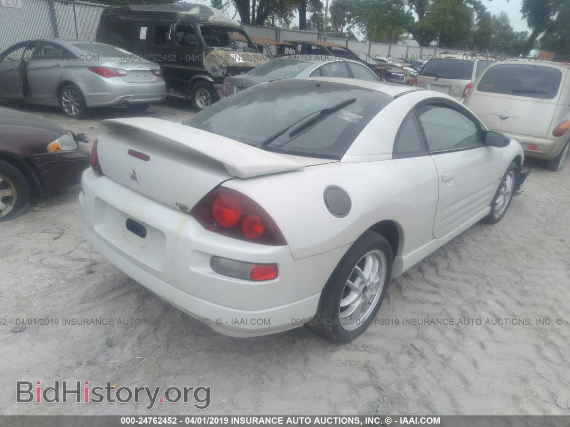 2001 MITSUBISHI ECLIPSE - VIN: 4A3AC54H21E210058 - Фото 4
