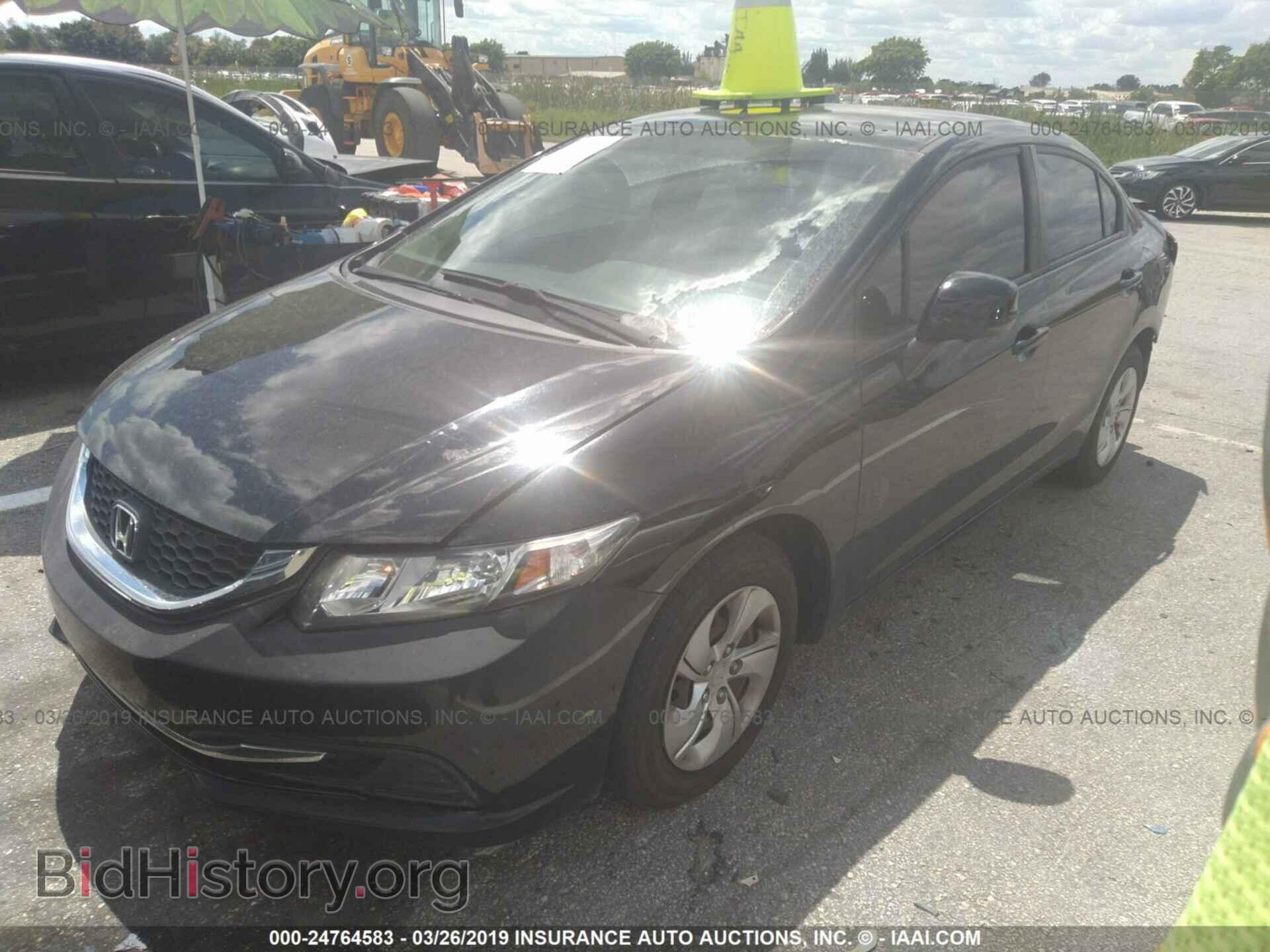 2013 HONDA CIVIC - VIN: 19XFB2F58DE045574 - Фото 2