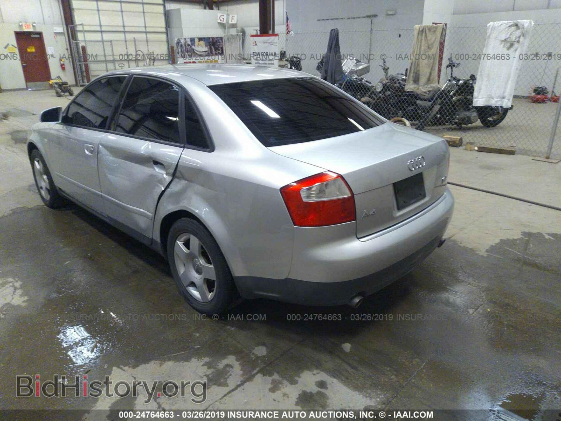 2002 AUDI A4 - VIN: WAULC68E42A310928 - Фото 3