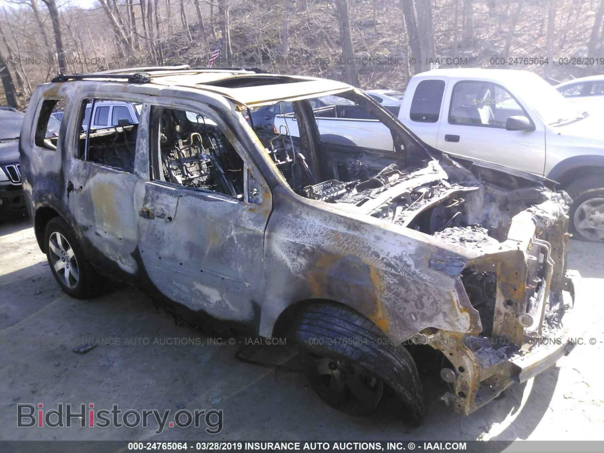 Photo 5FNYF4H93CB029655 - HONDA PILOT 2012