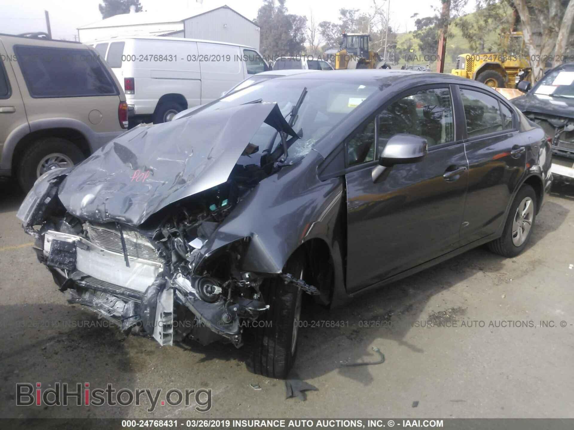 2013 HONDA CIVIC - VIN: 19XFB2F54DE262992 - Фото 2