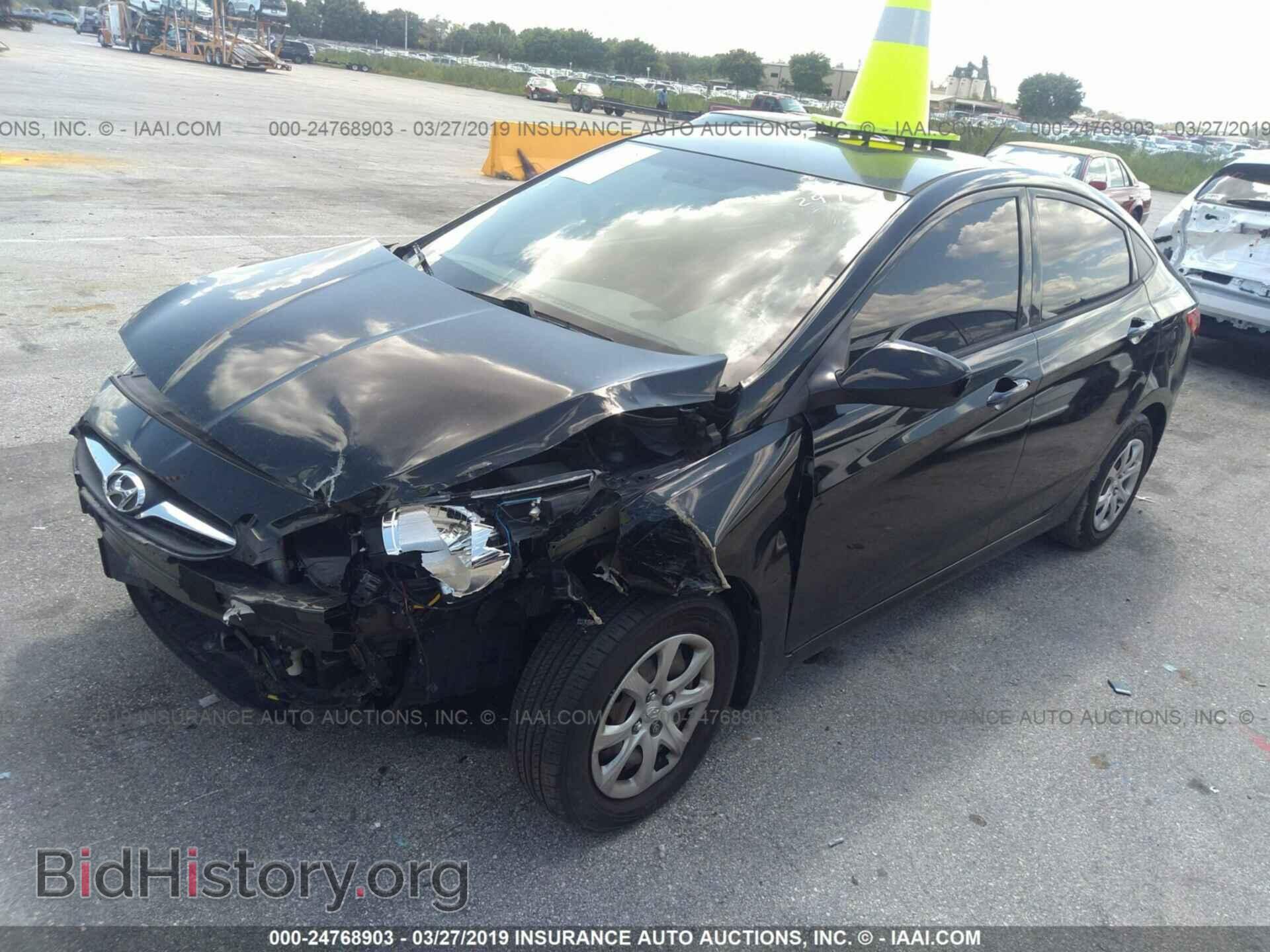 2014 HYUNDAI ACCENT - VIN: KMHCT4AEXEU722979 - Фото 2