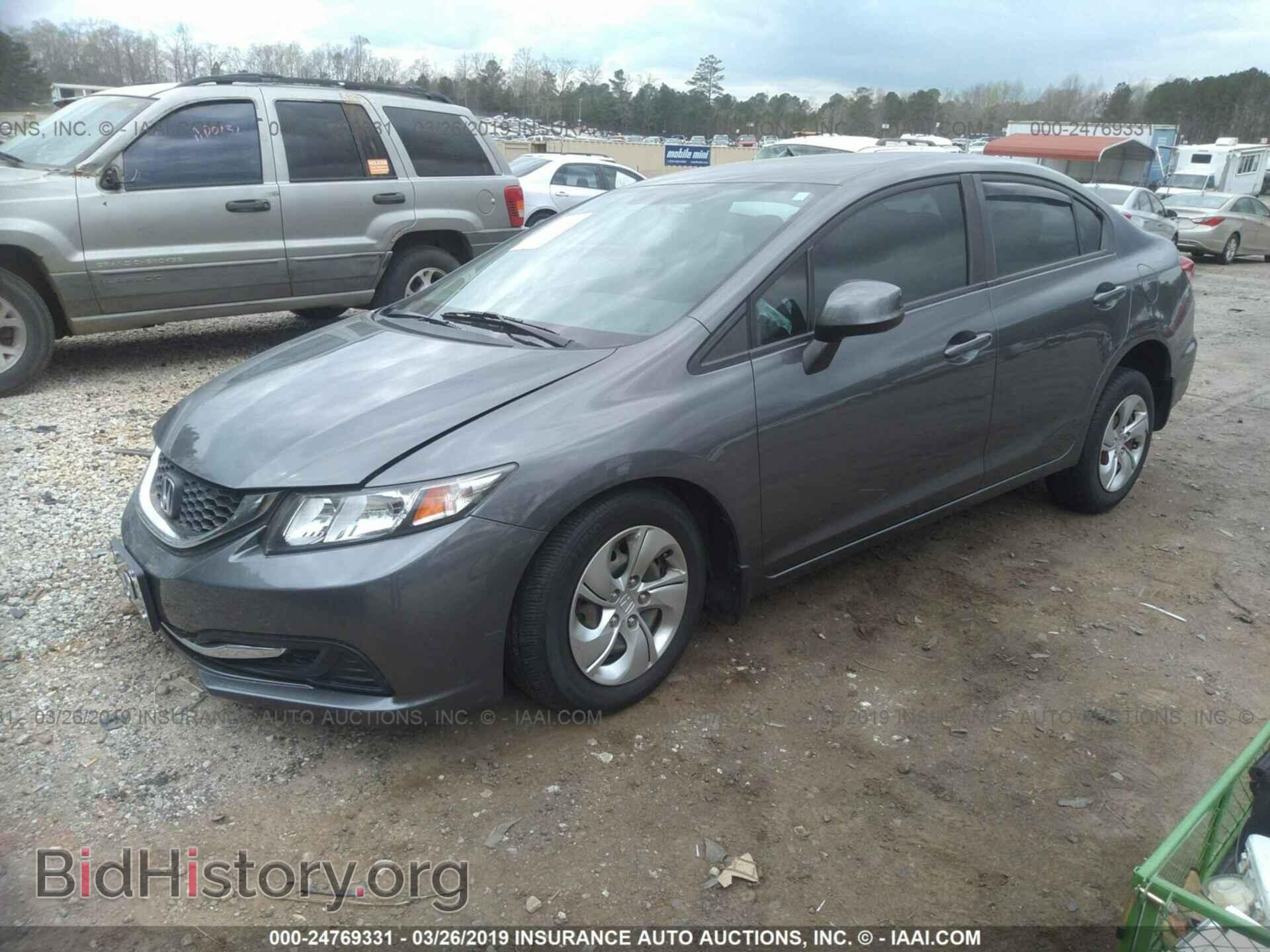 2013 HONDA CIVIC - VIN: 19XFB2F57DE100449 - Фото 2