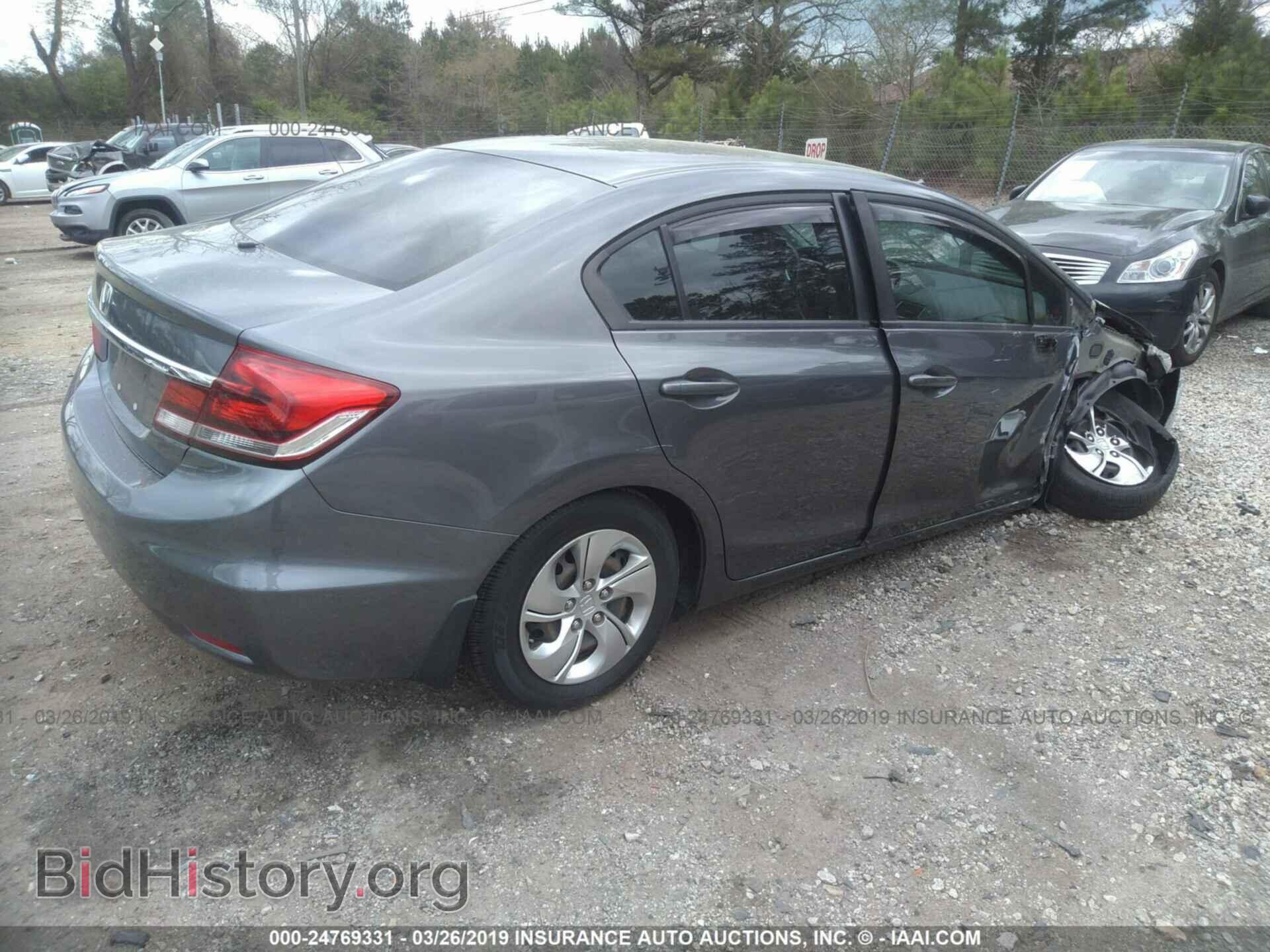 2013 HONDA CIVIC - VIN: 19XFB2F57DE100449 - Фото 4