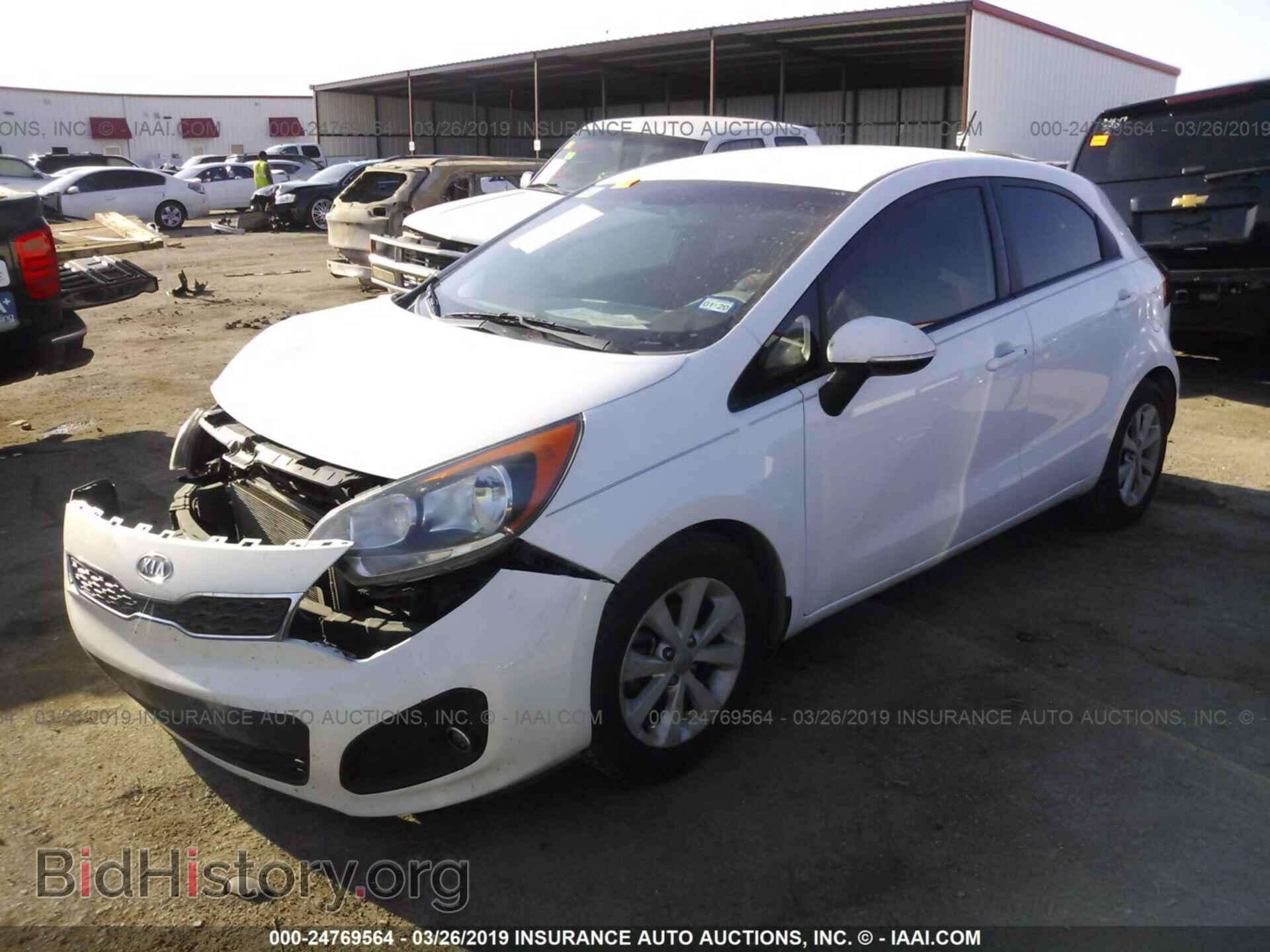 2012 KIA RIO - VIN: KNADN5A31C6082098 - Фото 2