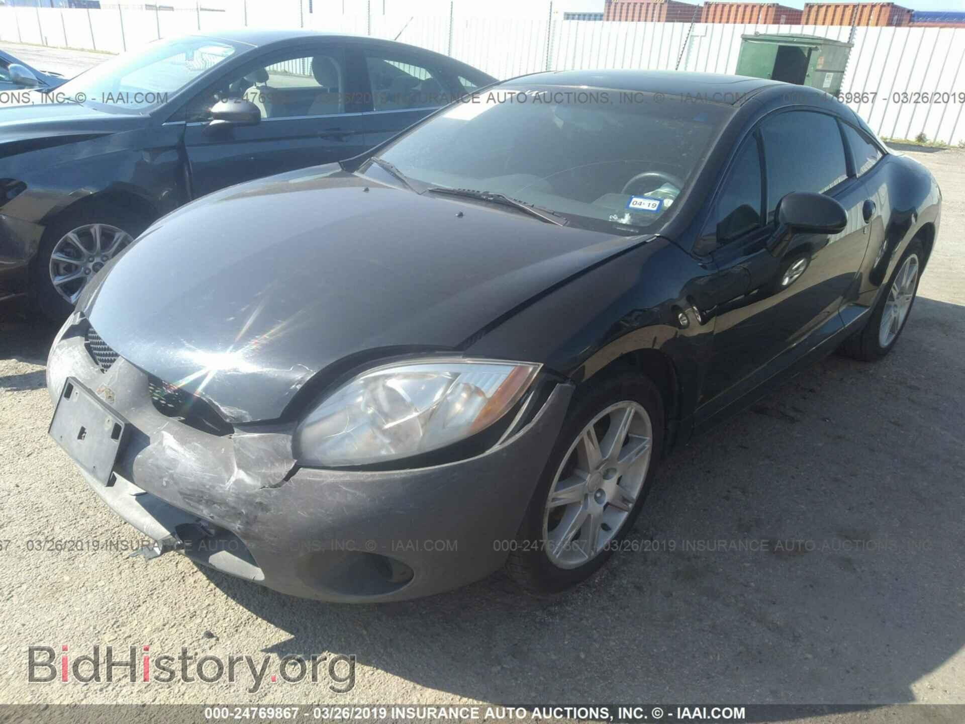 2007 MITSUBISHI ECLIPSE - VIN: 4A3AK64F27E073381 - Фото 2