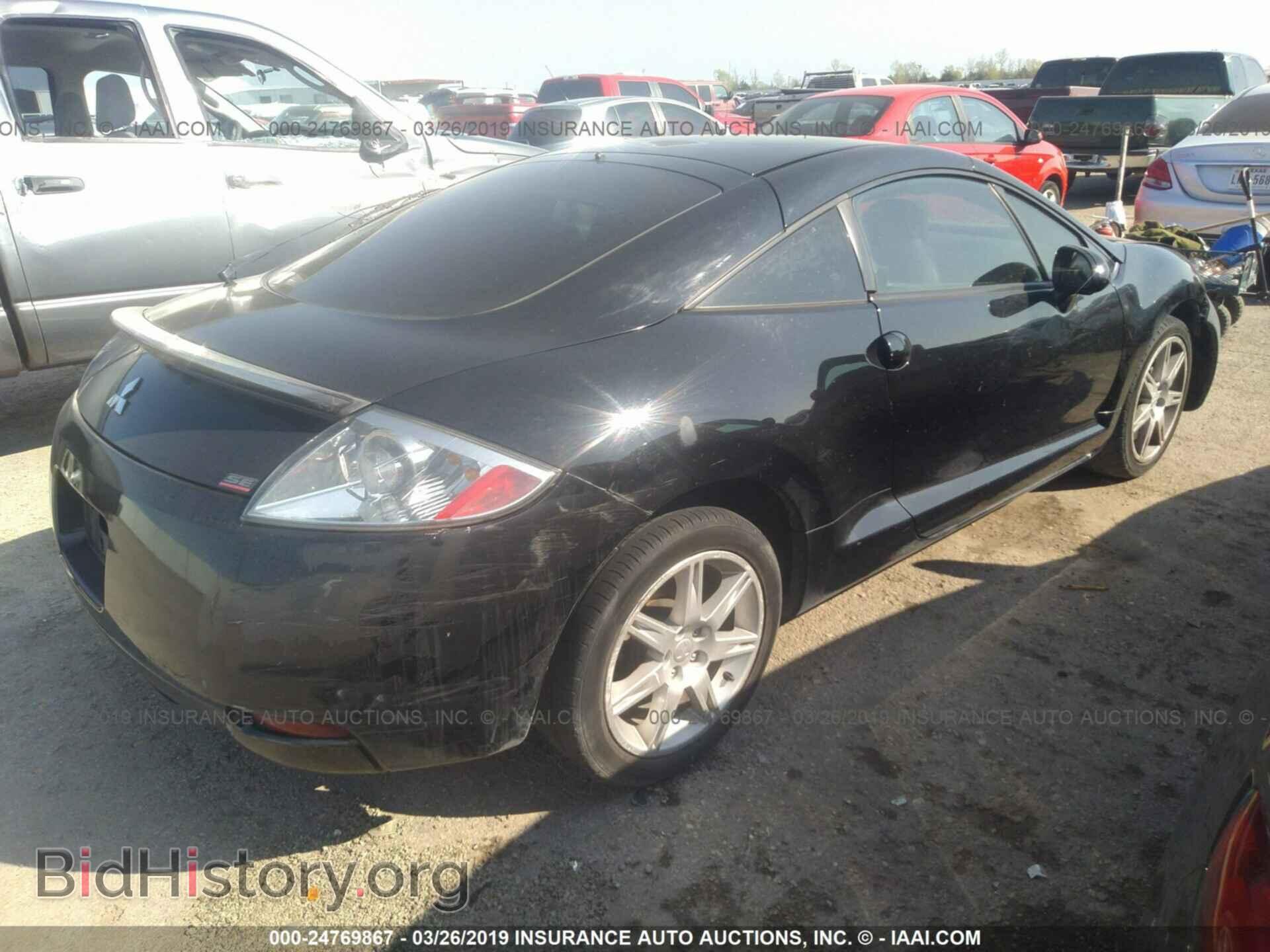 2007 MITSUBISHI ECLIPSE - VIN: 4A3AK64F27E073381 - Фото 4