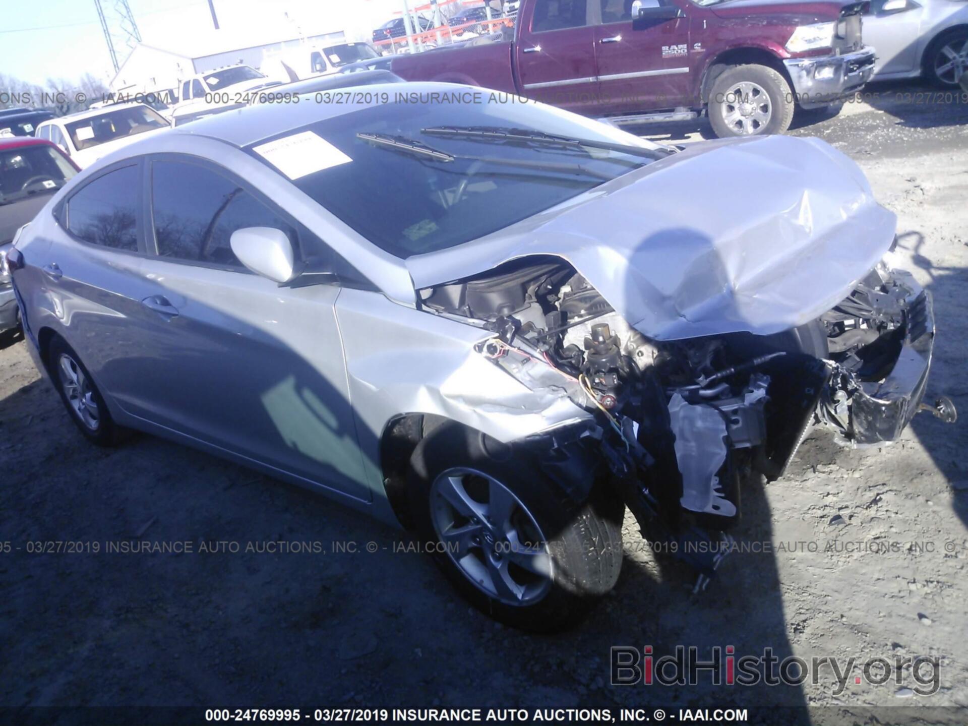 Photo 5NPDH4AE5EH517901 - HYUNDAI ELANTRA 2014