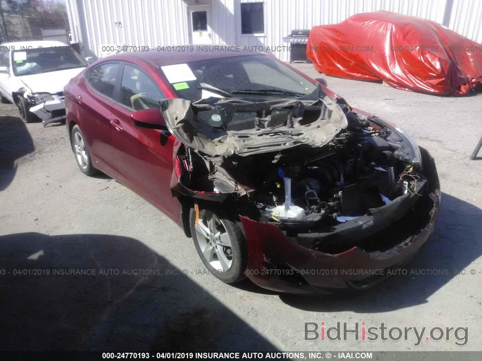 Photo 5NPDH4AE0DH405442 - HYUNDAI ELANTRA 2013