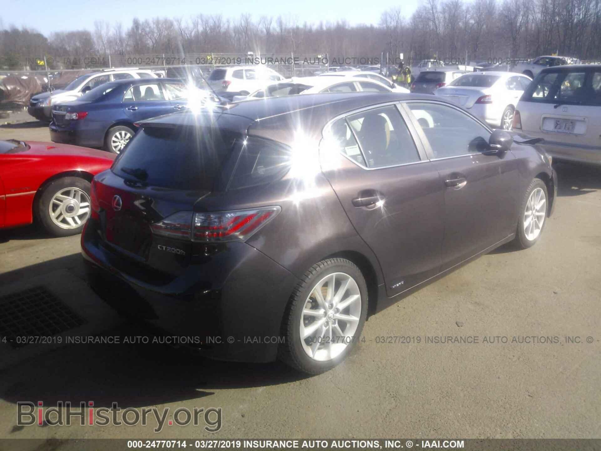 2013 LEXUS CT - VIN: JTHKD5BH2D2168342 - Фото 4
