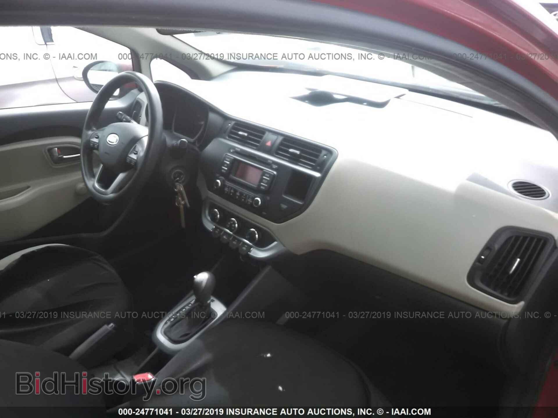 2012 KIA RIO - VIN: KNADM5A30C6016841 - Фото 5
