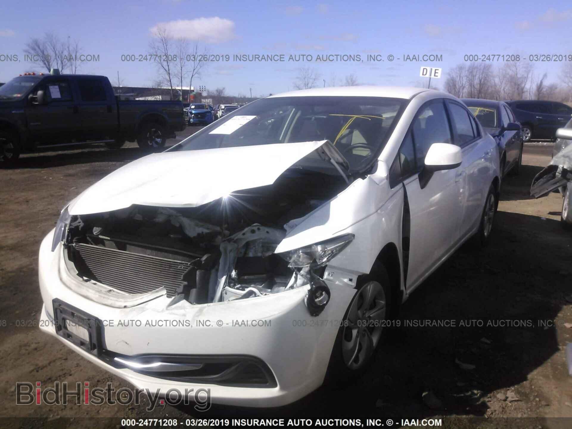 2013 HONDA CIVIC - VIN: 19XFB2F5XDE069665 - Фото 2