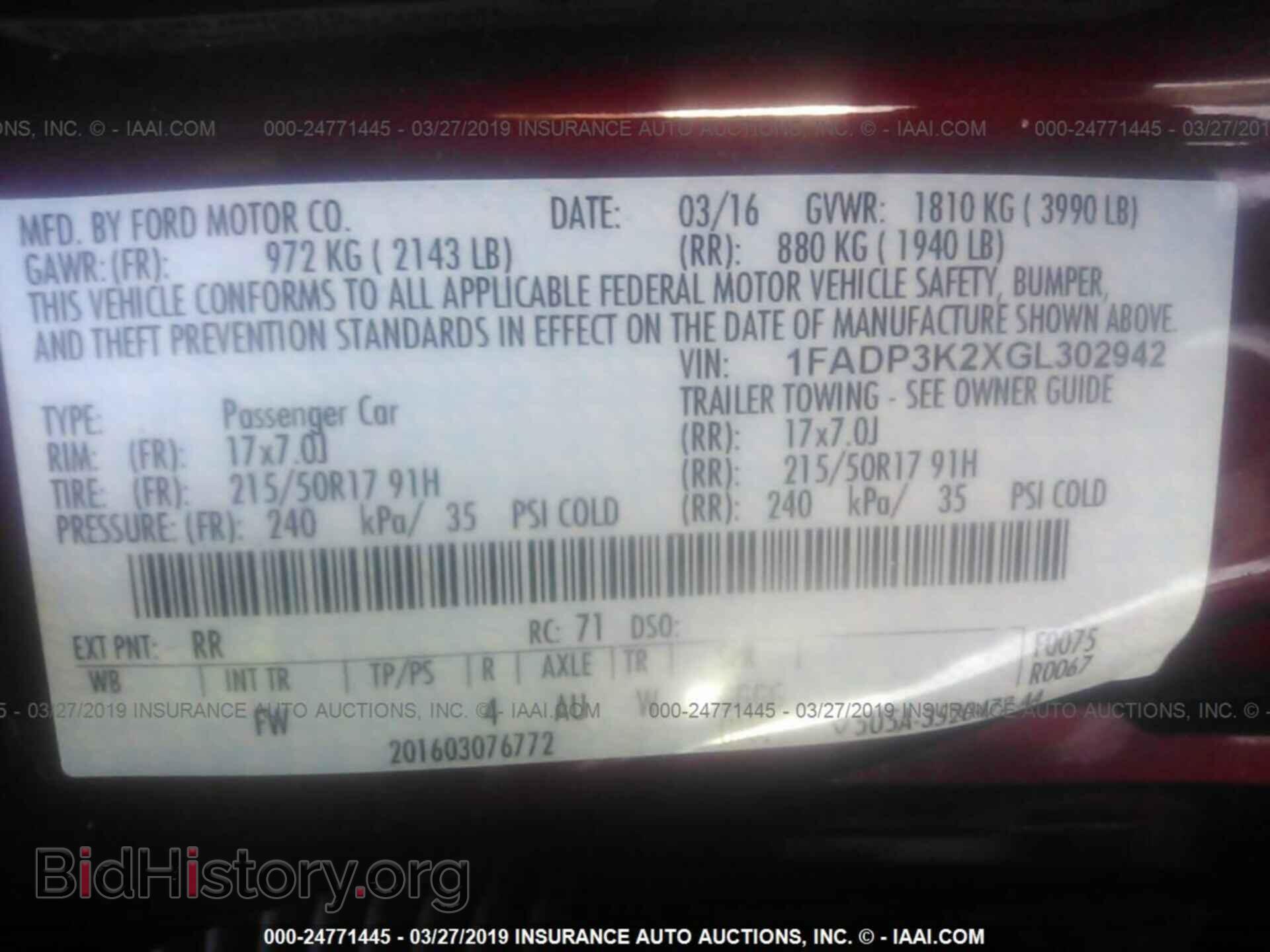 2016 FORD FOCUS - VIN: 1FADP3K2XGL302942 - Photo 9