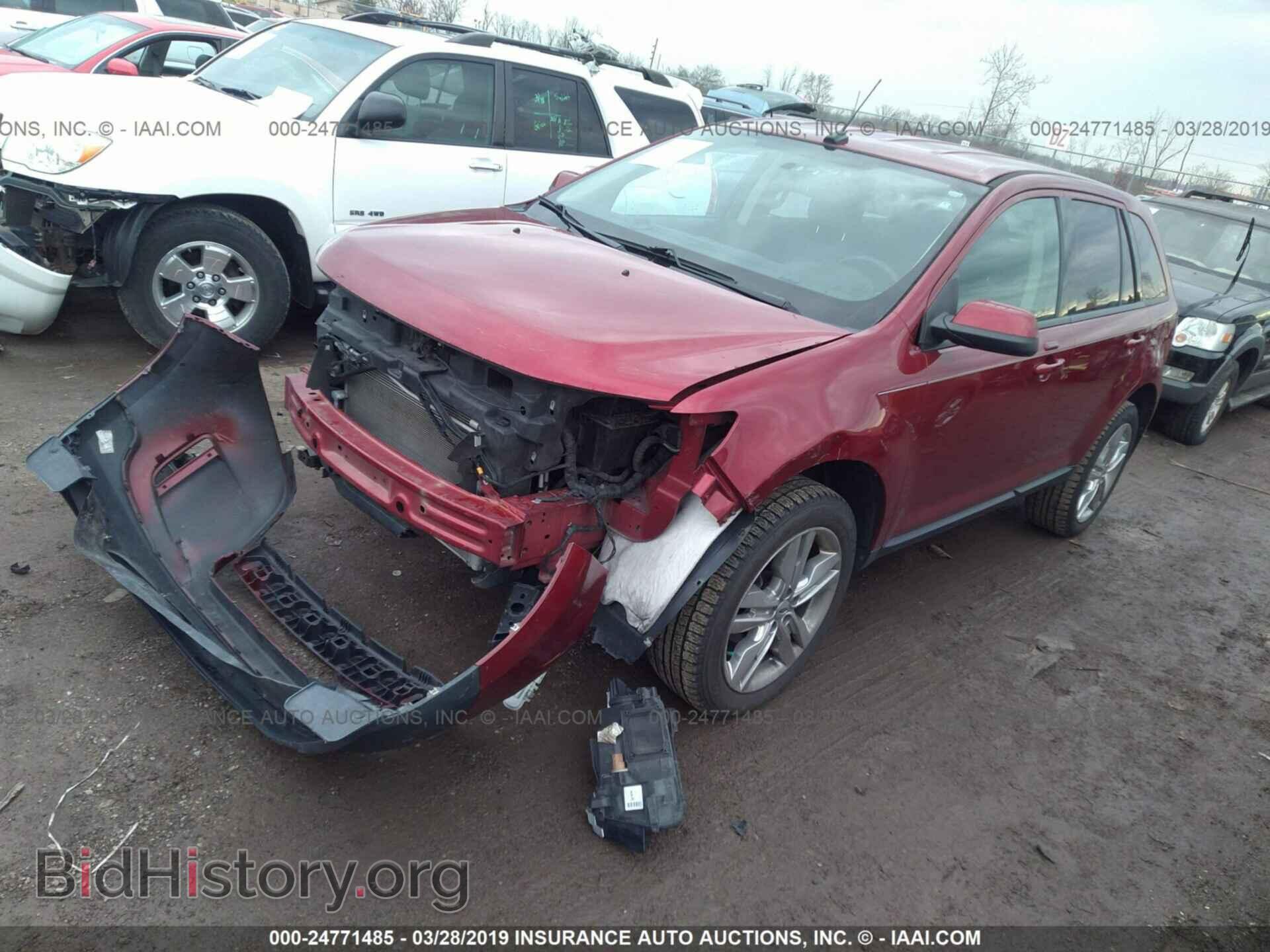 2013 FORD EDGE - VIN: 2FMDK3JC3DBC37345 - Фото 2
