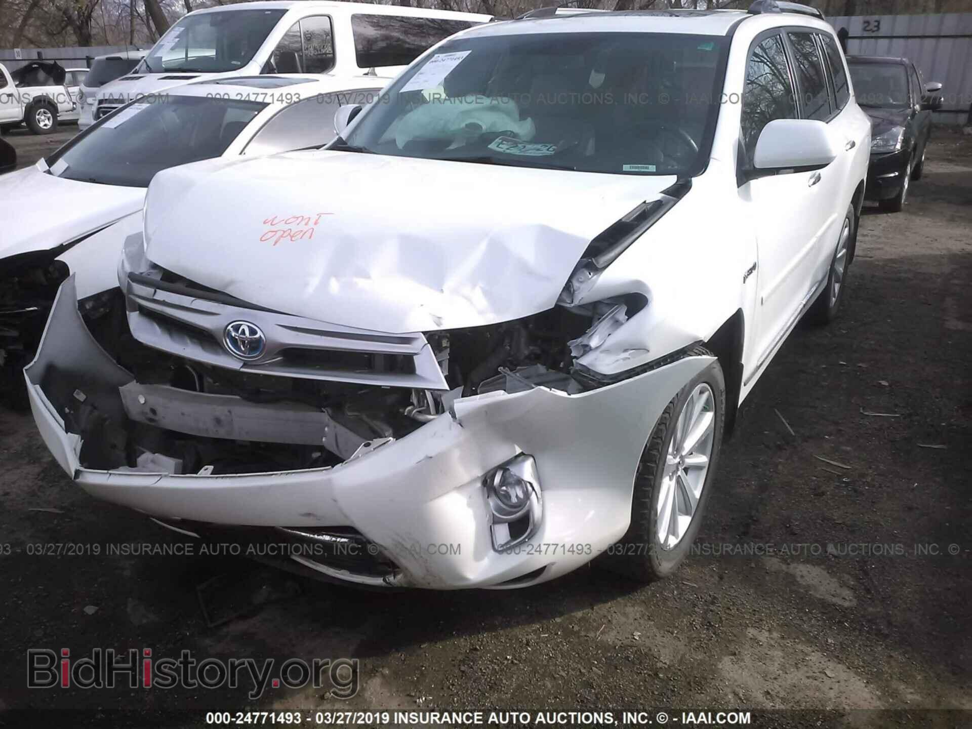 2012 TOYOTA HIGHLANDER - VIN: JTEDC3EH7C2009601 - Фото 2