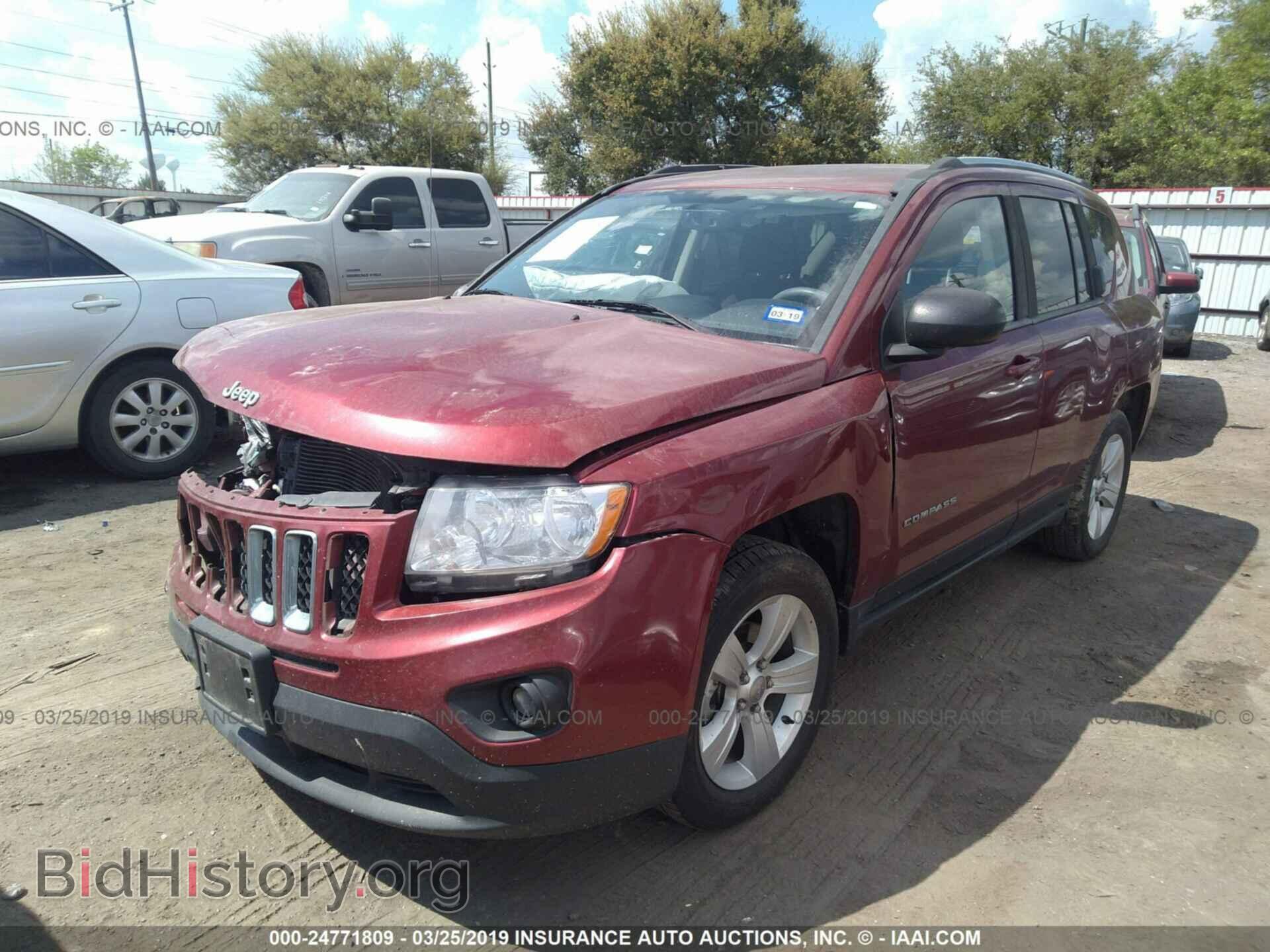 2013 JEEP COMPASS - VIN: 1C4NJCBB2DD250289 - Фото 2